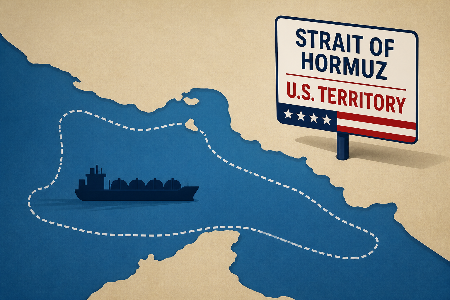 Trump says he will declare Strait of Hormuz a US ‘territory’ amid Iran war