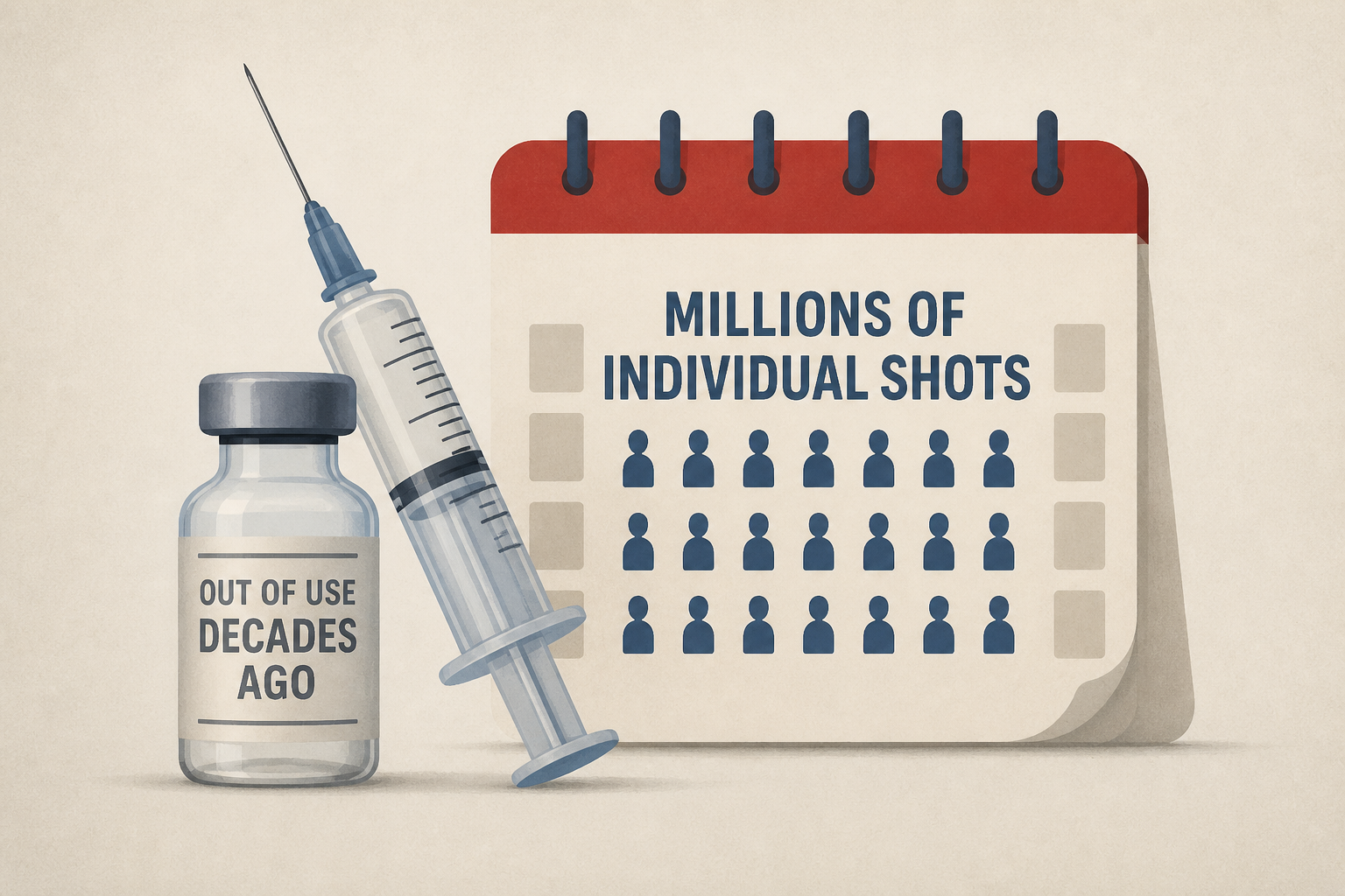 Trump's vaccine order would require millions of individual shots last used decades ago