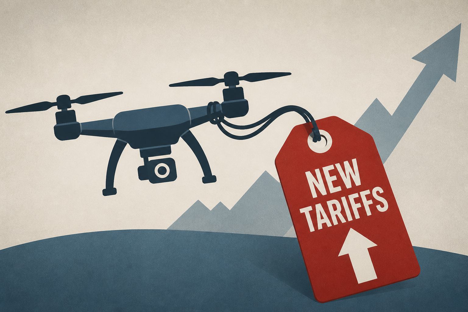 Linked Dronemaker Pop After White House Unveils New Tariffs