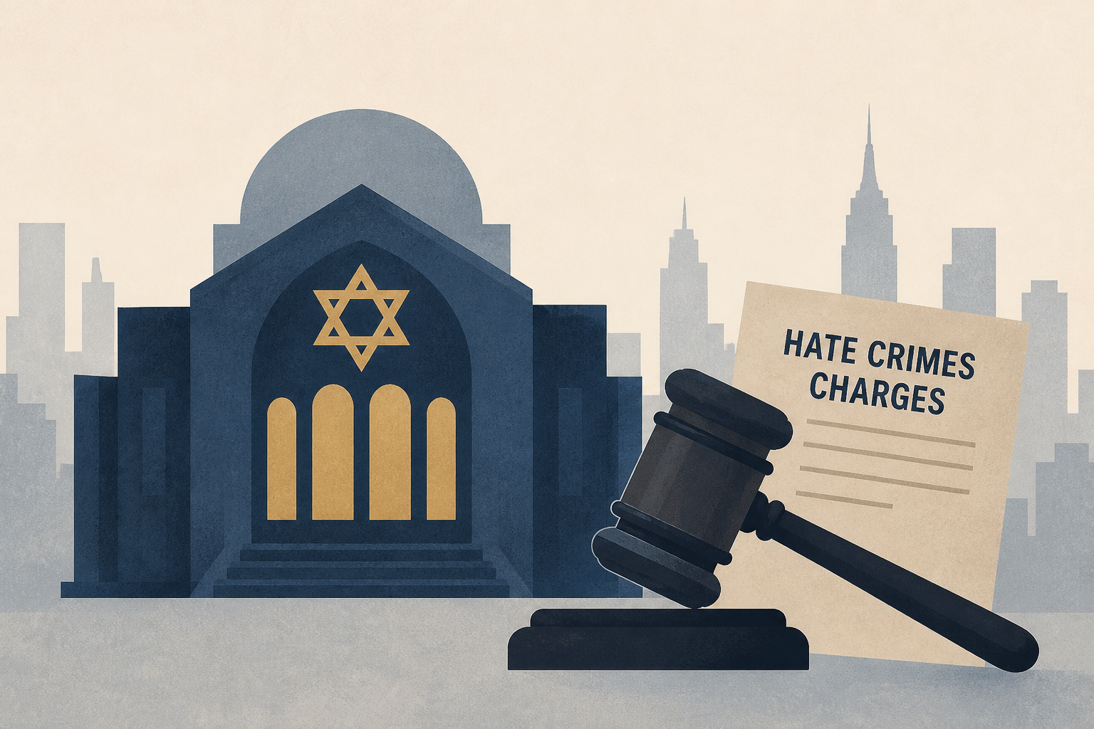 Man charged with hate crimes after disrupting service at Manhattan’s Central Synagogue