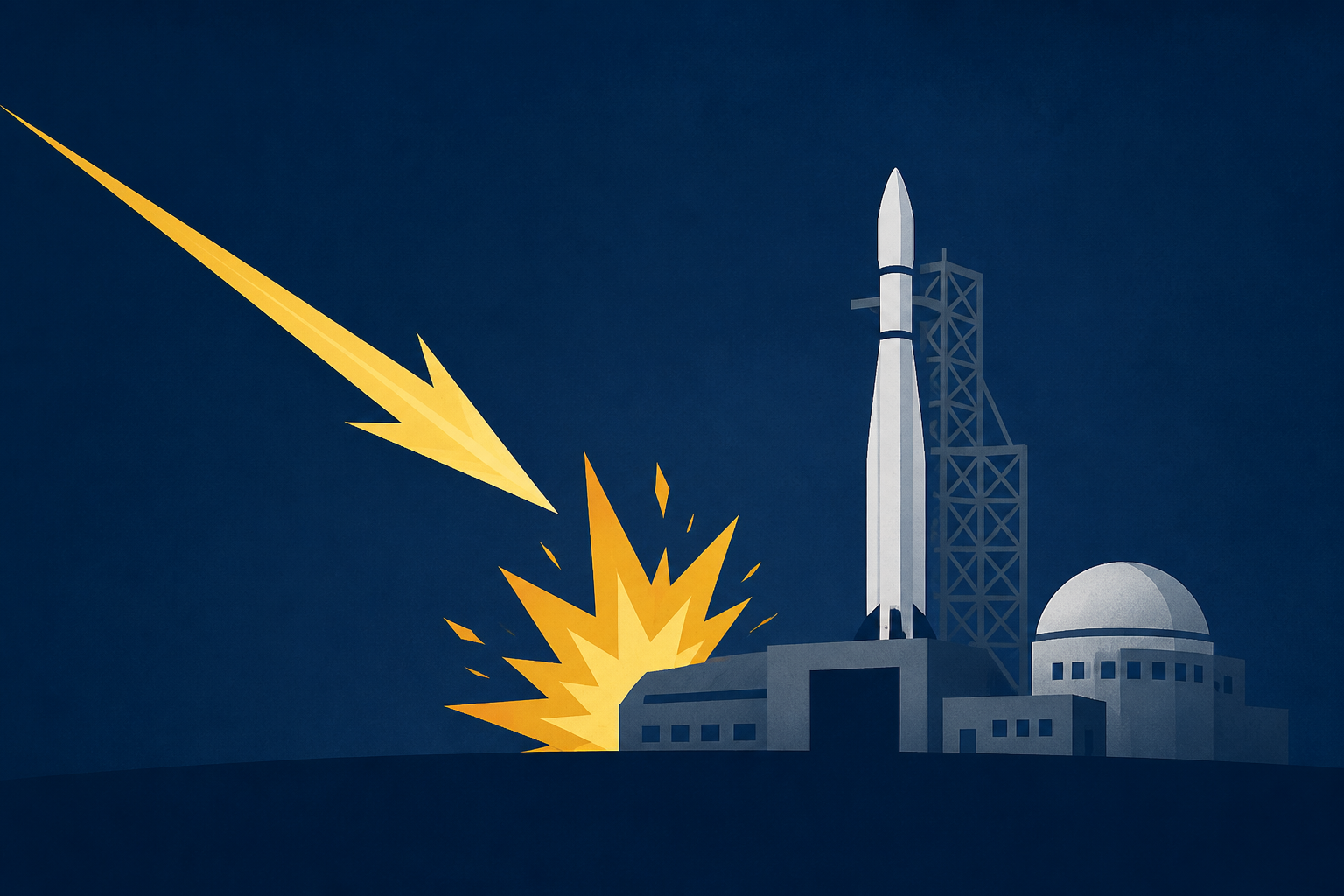 Ukraine says it has struck Russian rocket and space centre