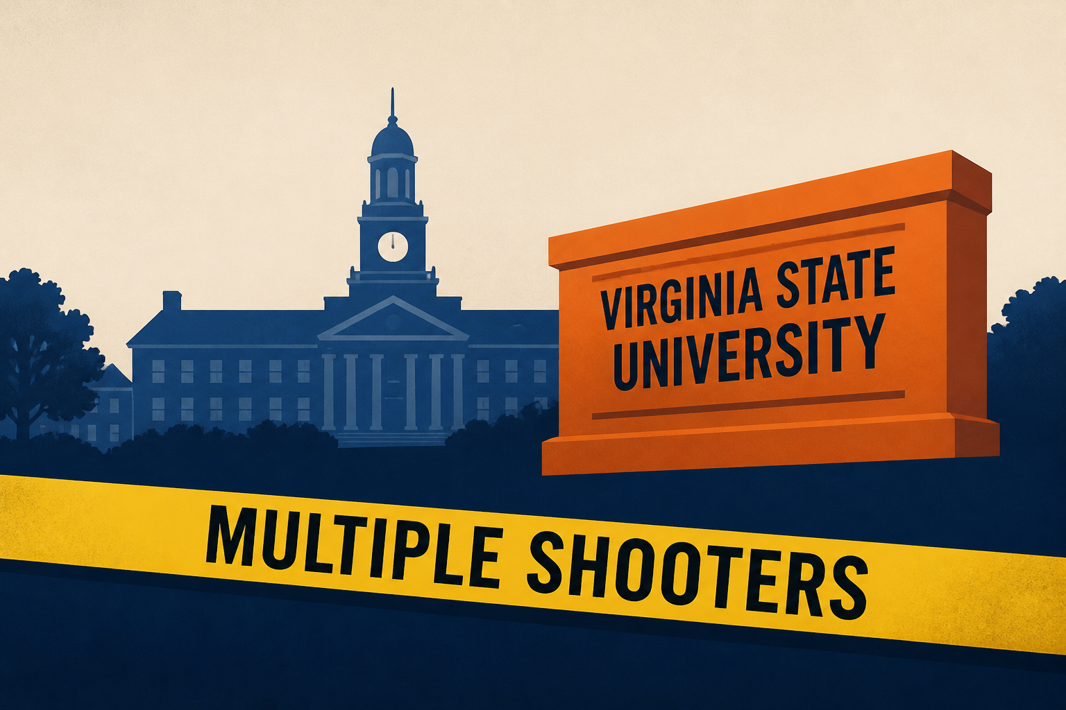 Multiple shooters and 5 people shot at Virginia State University