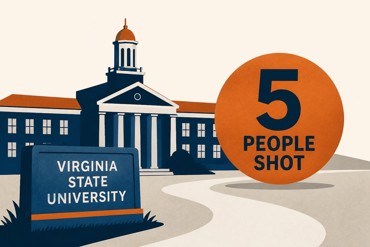 Multiple shooters and 5 people shot at Virginia State University