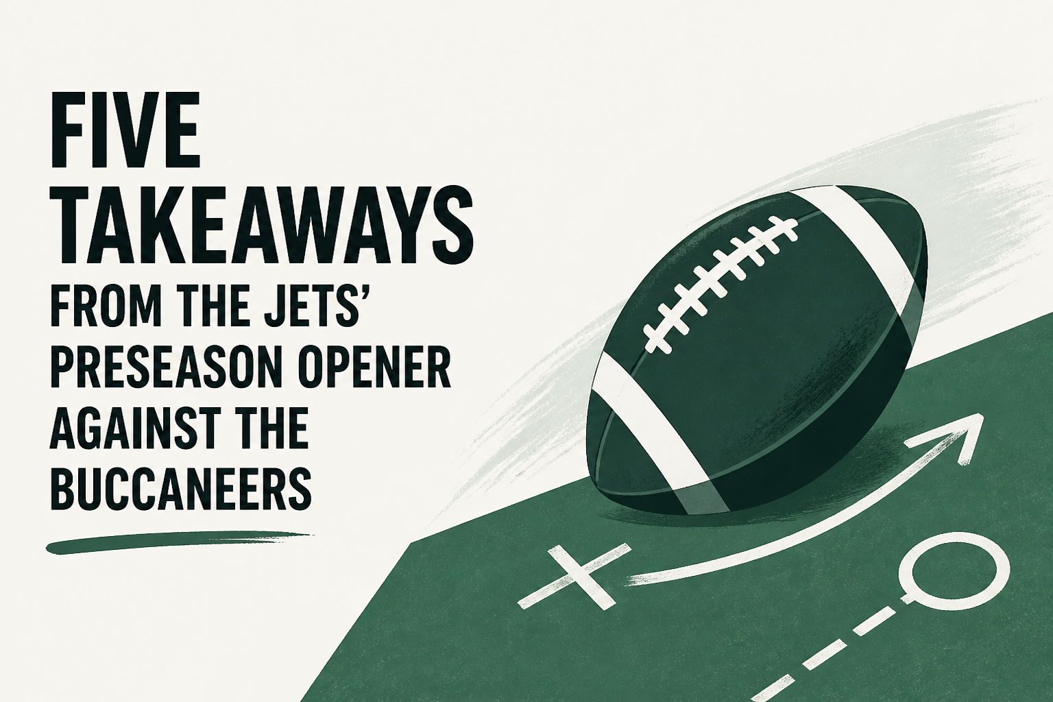 Five takeaways from the Jets’ preseason opener against the Buccaneers