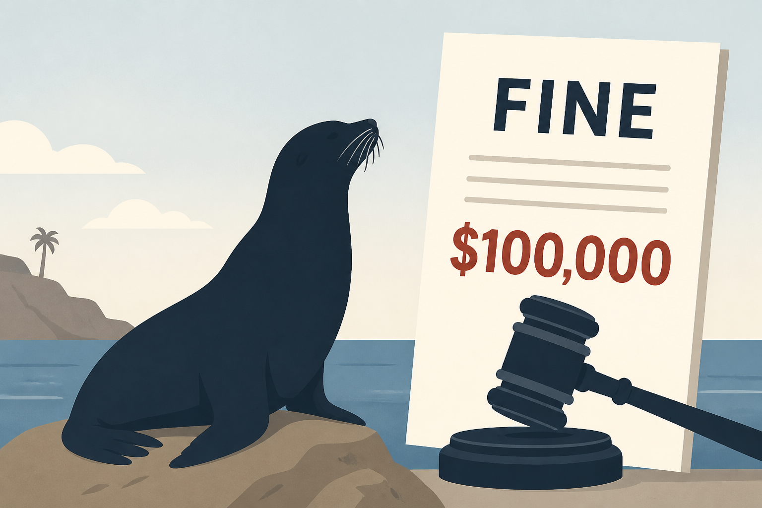 'Unacceptable': La Jolla man who admitted kicking a sea lion faces $100,000 fine
