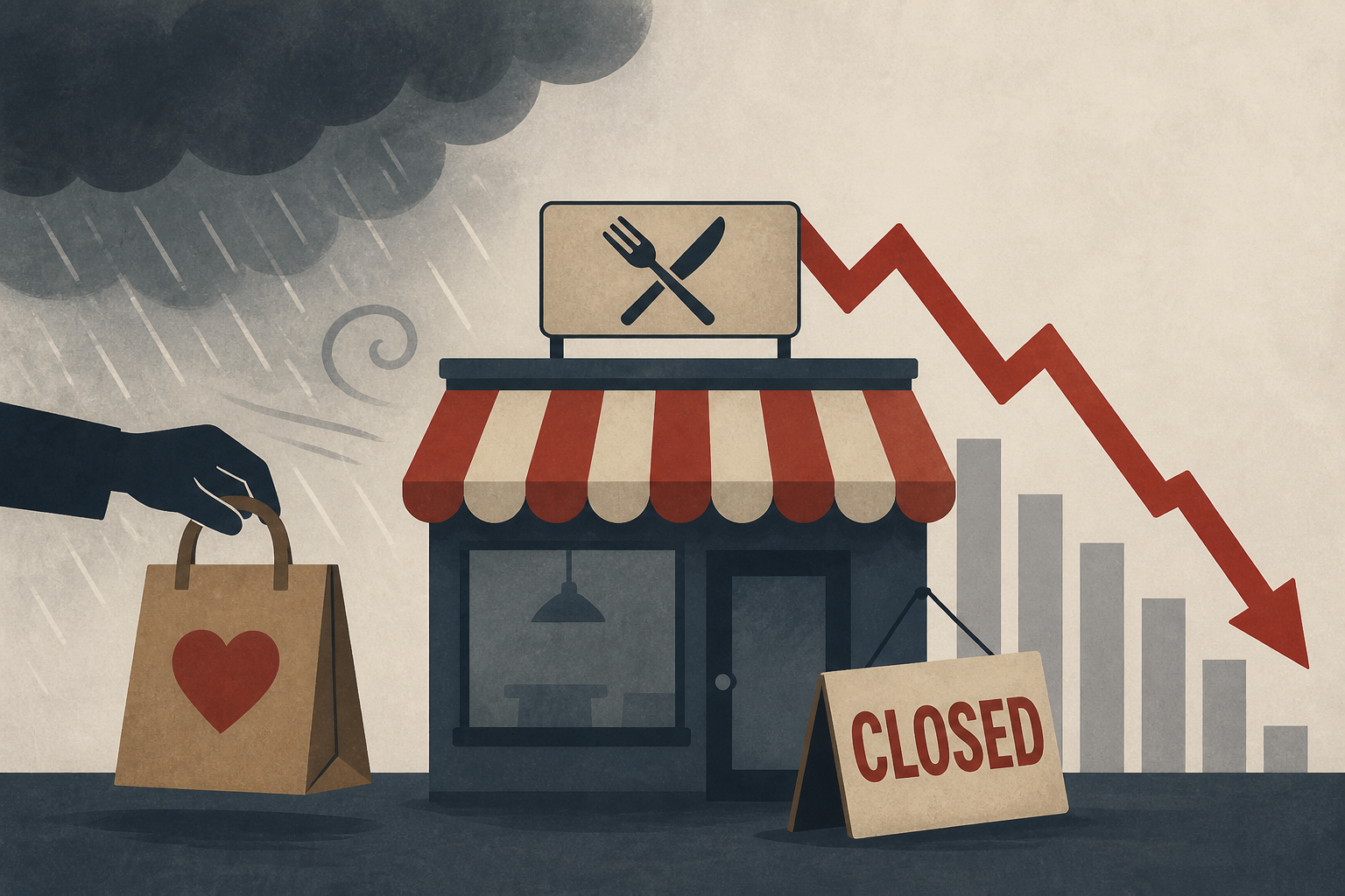Local restaurant known for donating during storms fears closure