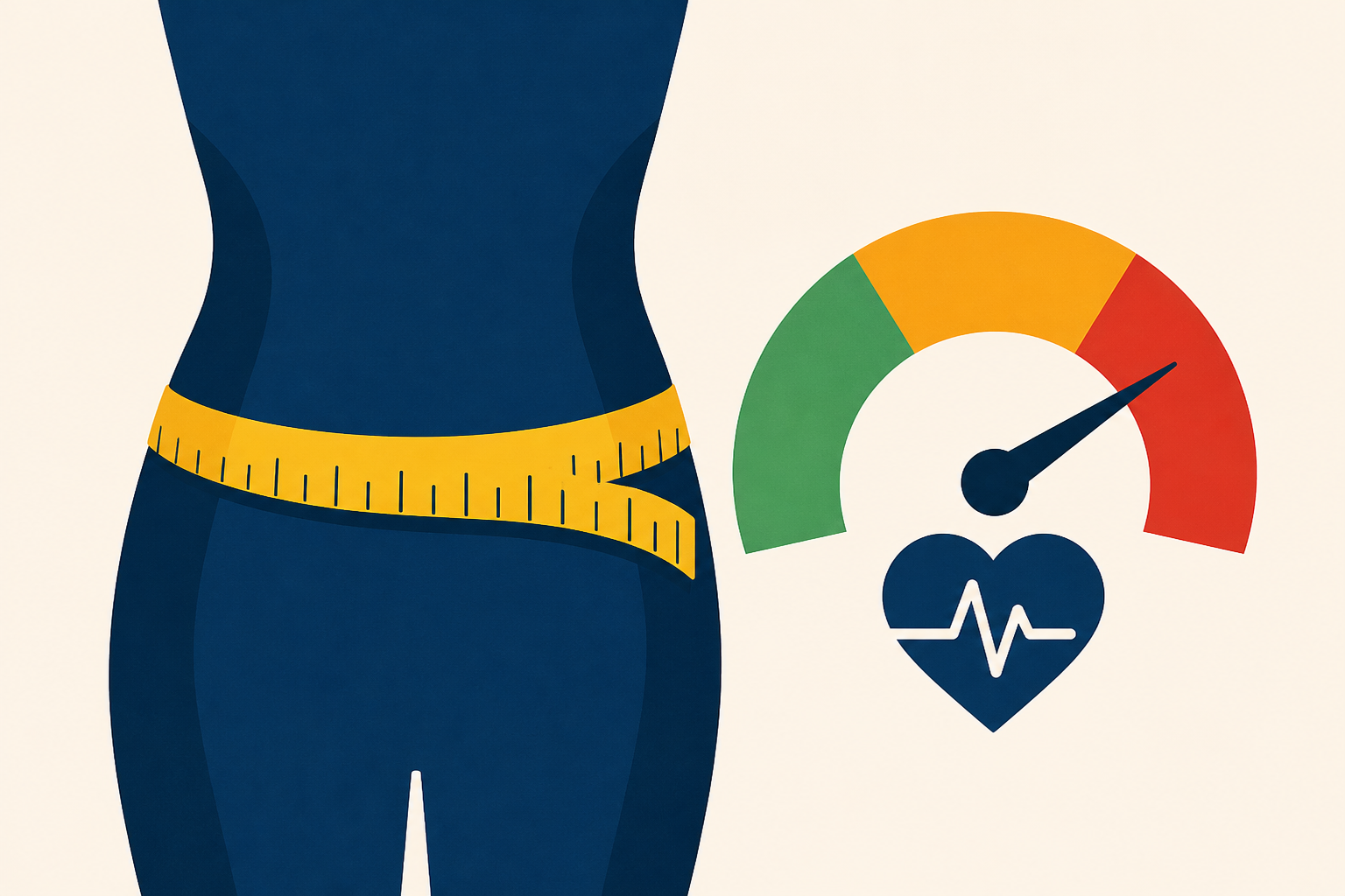 Waist size is a powerful indicator of health risks, researchers find