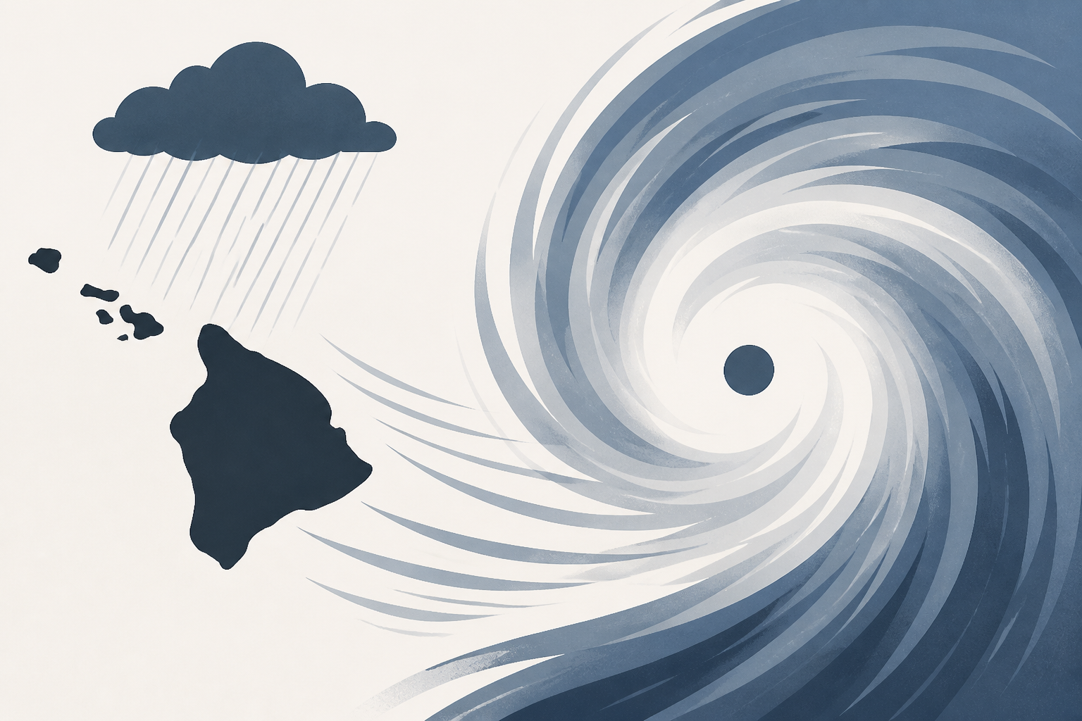 Lala strengthens into a hurricane and bears down on Hawaii's Big Island with heavy rain, winds