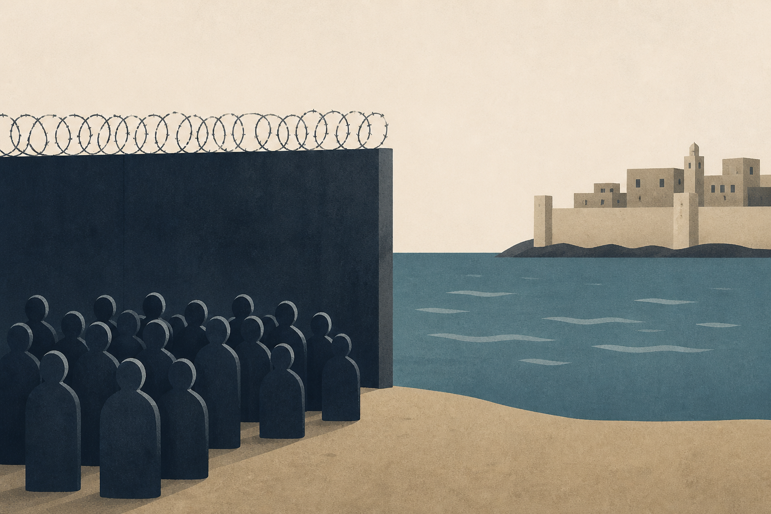 Morocco detains dozens of migrants trying to cross into Ceuta