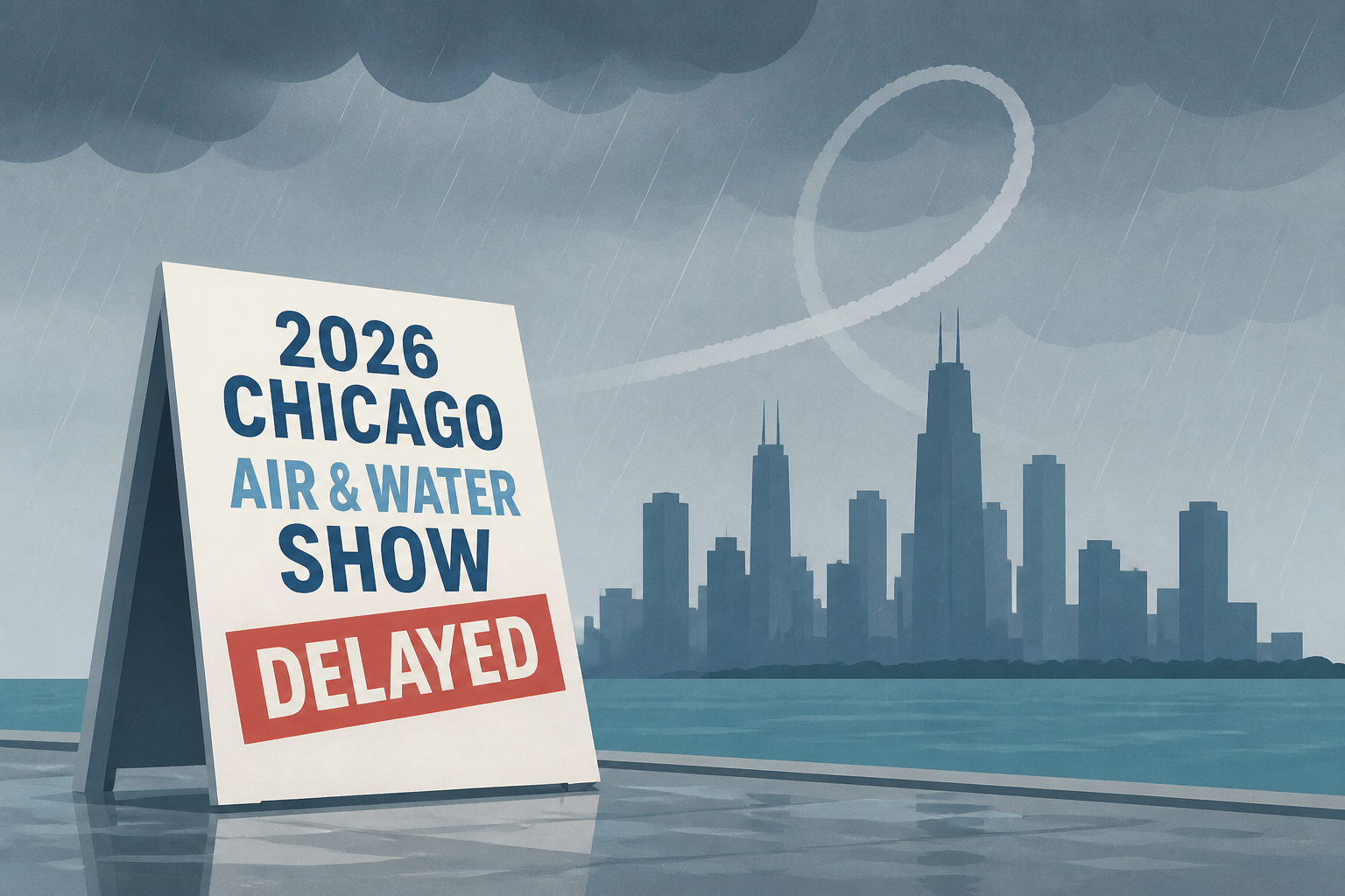2026 Chicago Air & Water Show delayed due to rain