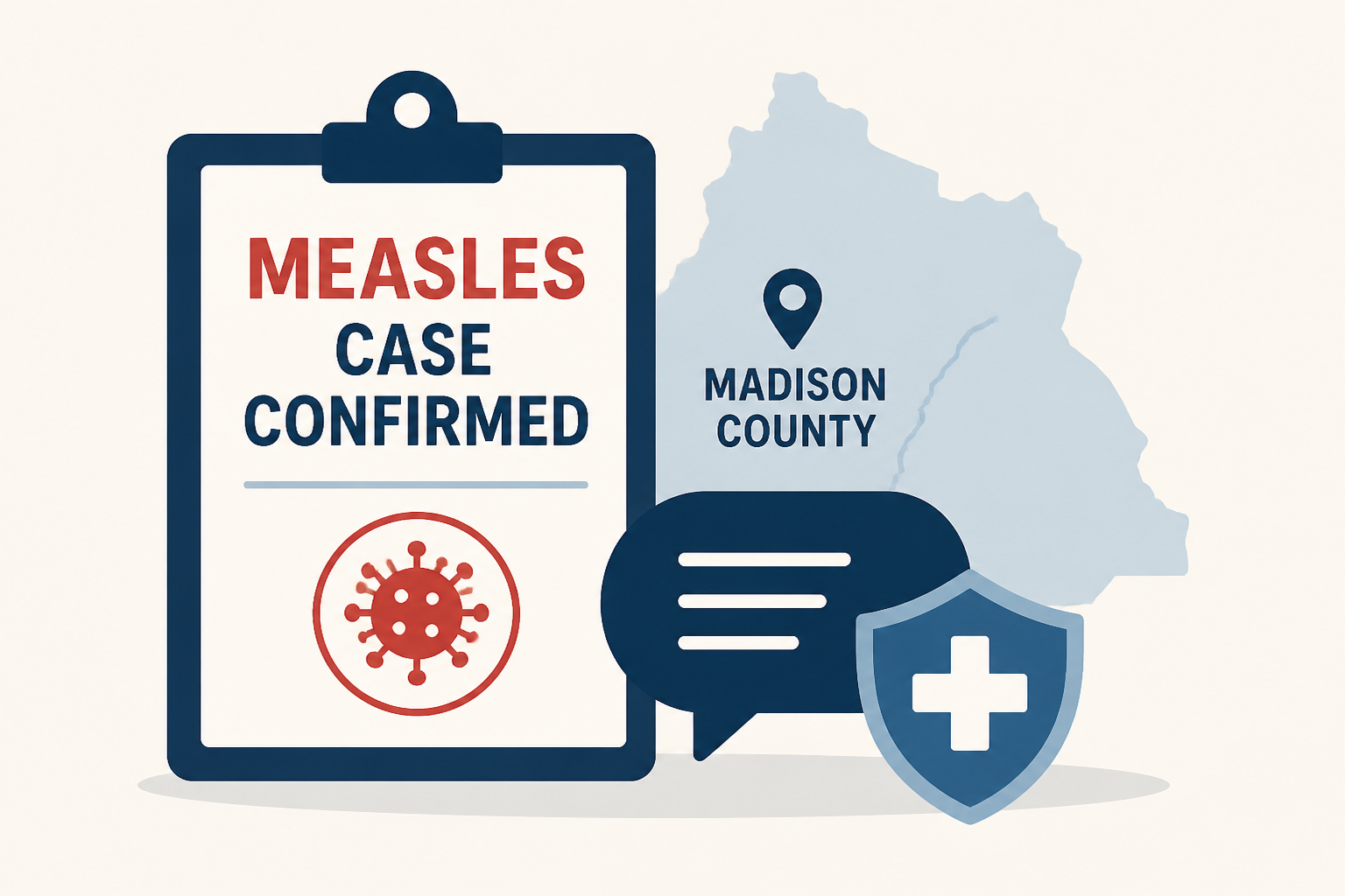 Measles case confirmed in Madison County, what health officials are saying