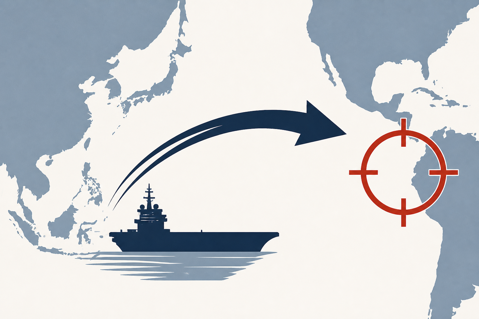 U.S. pulls last aircraft carrier in Asia as Trump focuses on Iran and the Western Hemisphere