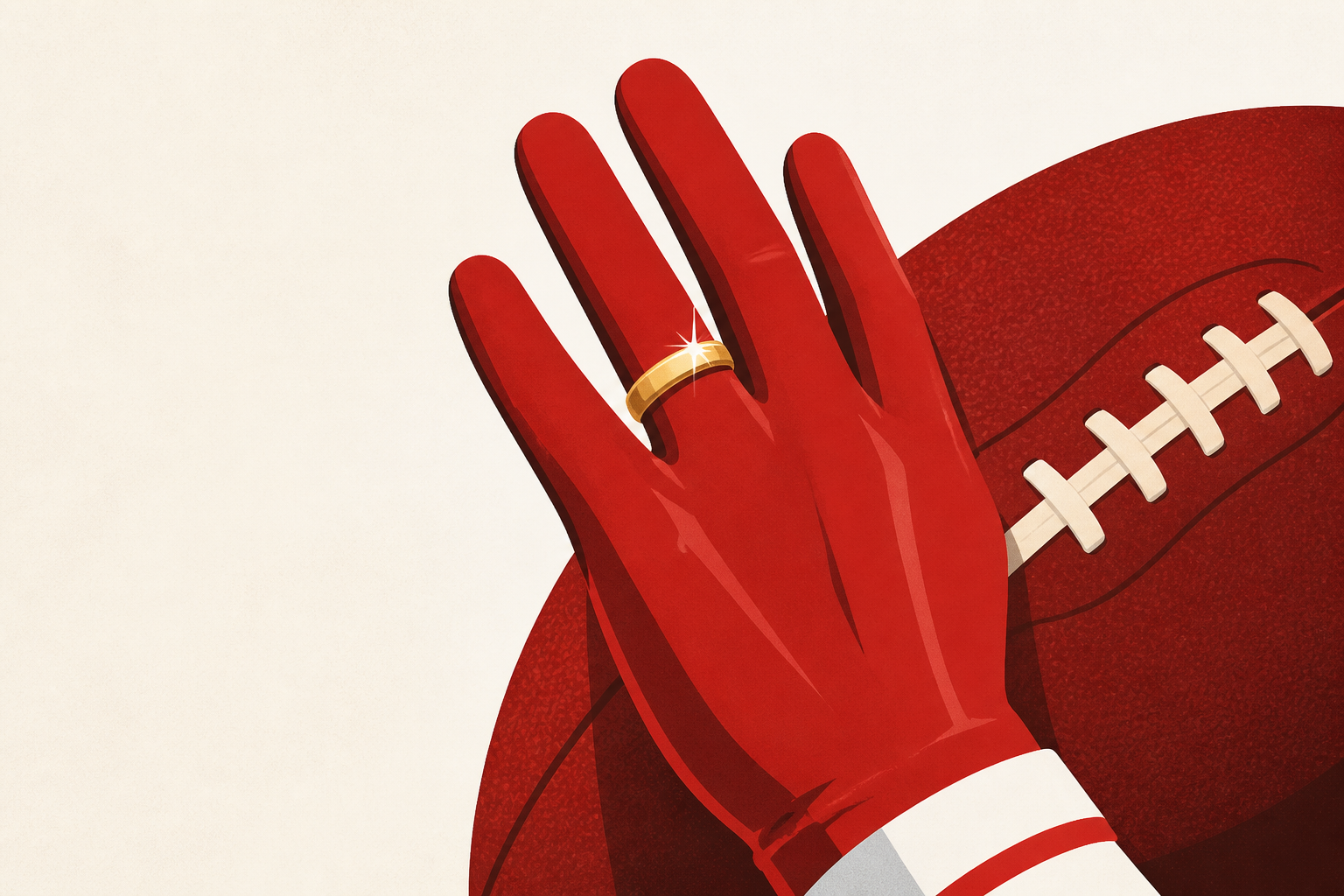 Travis Kelce shows off wedding band ahead of Chiefs game