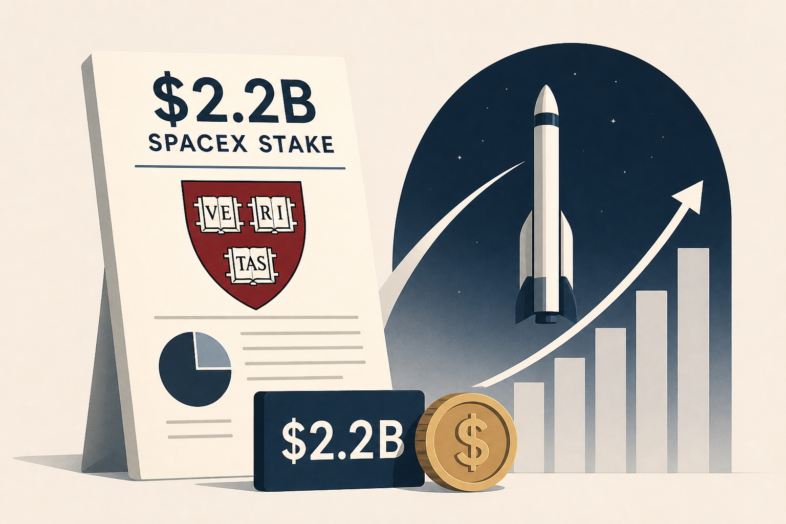 Harvard reveals $2.2B SpaceX stake after Elon Musk company IPO