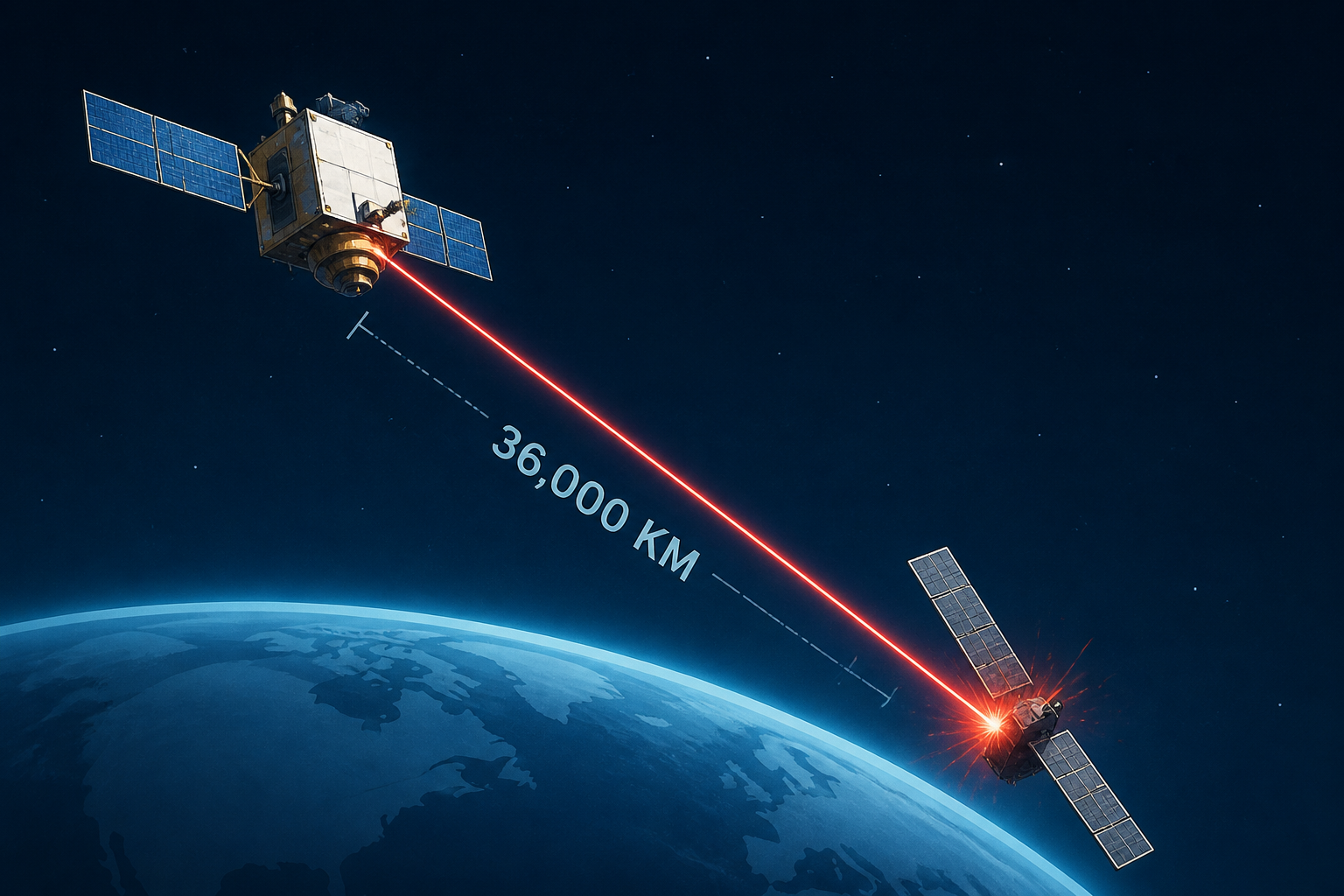 Chinese Orbiter Smashes Starlink With a Tiny 2-Watt Laser Fired From 36,000 KM Above Earth