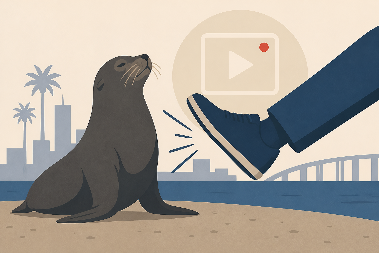 San Diego 18-year-old pleads guilty to kicking protected sea lion in attack caught on video