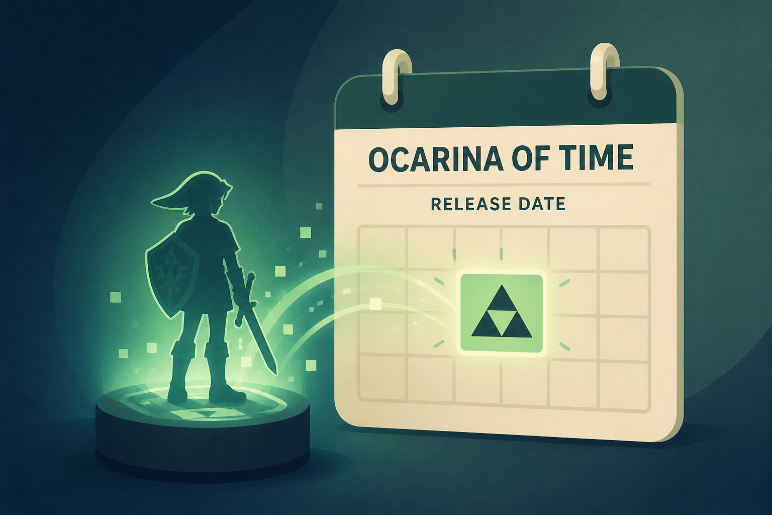 Ocarina of Time's release date using amiibo