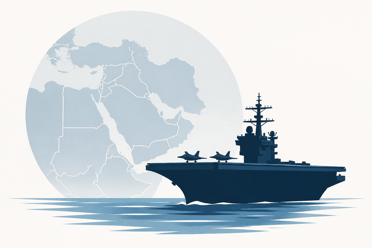 US top Middle East commander visits deployed aircraft carrier, and other Mideast news