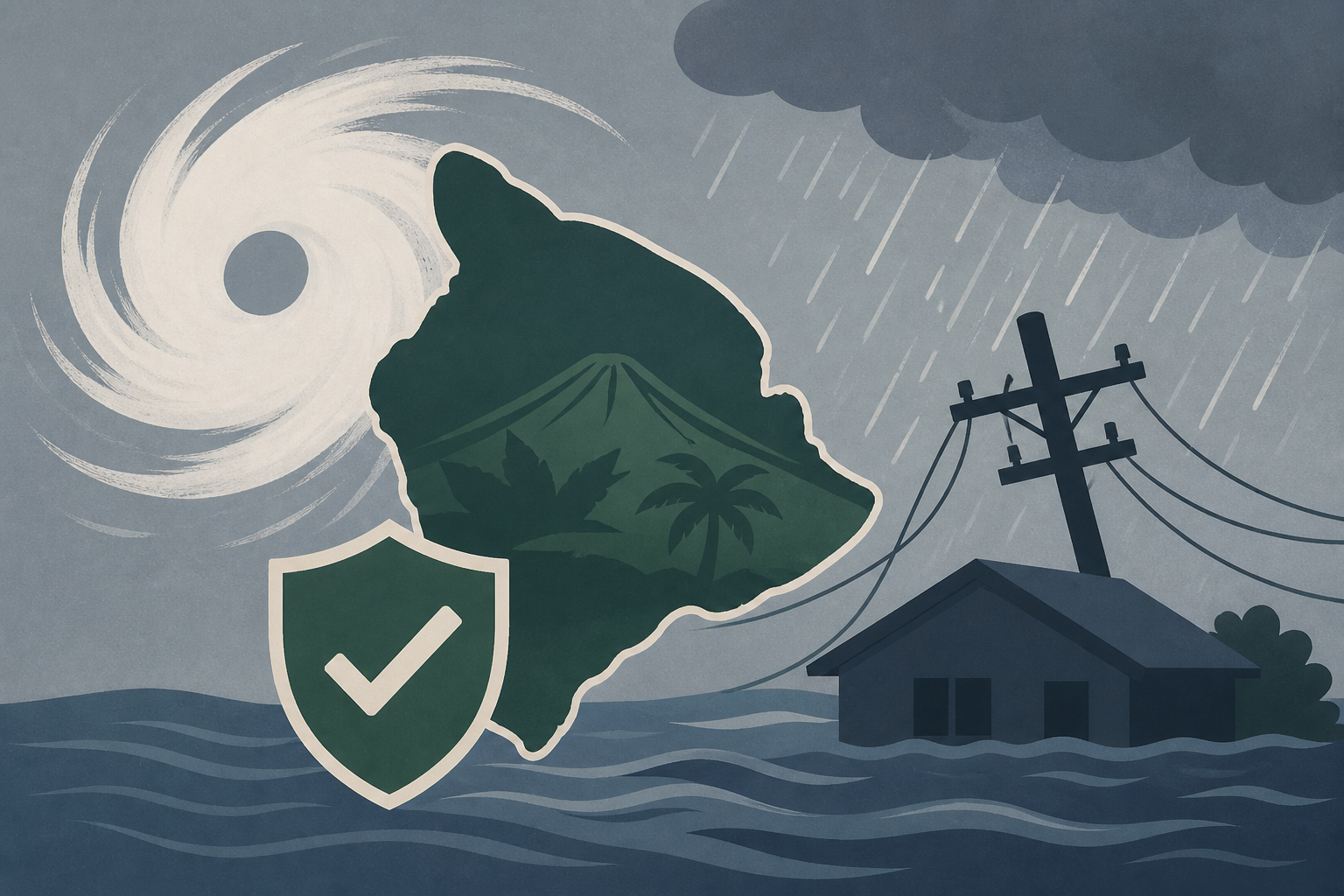 Hawai‘i County continues to mitigate Hurricane Lala impacts; power outages, flooding persists