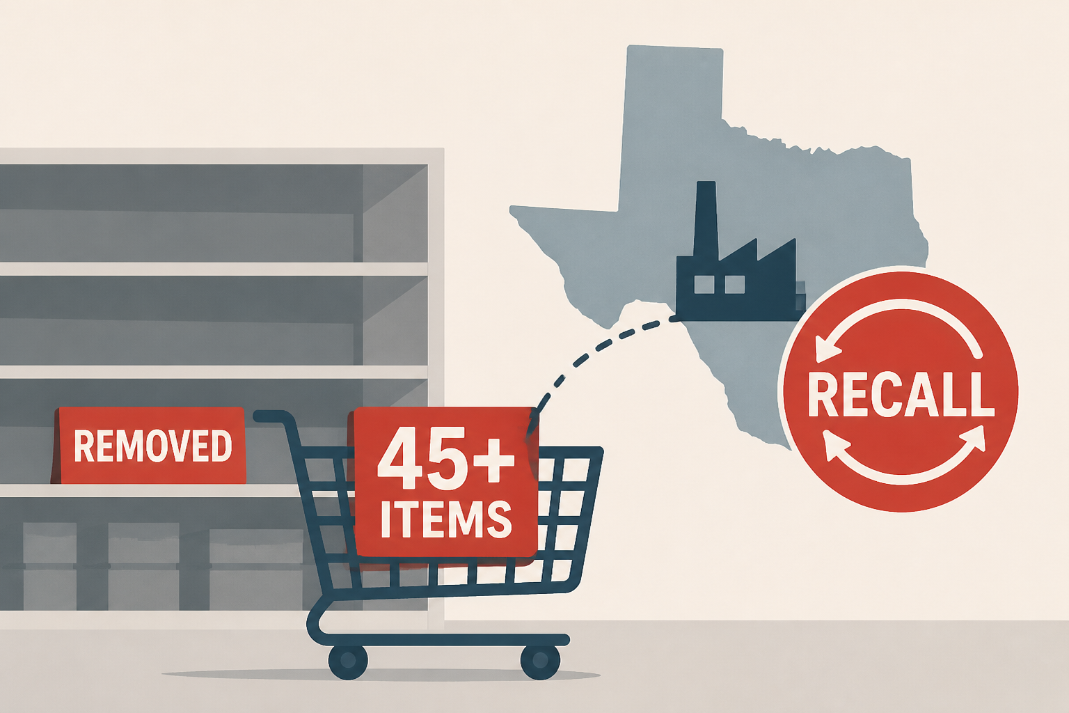 H-E-B pulls 45+ items from shelves as Texas-based supplier triggers voluntary recall