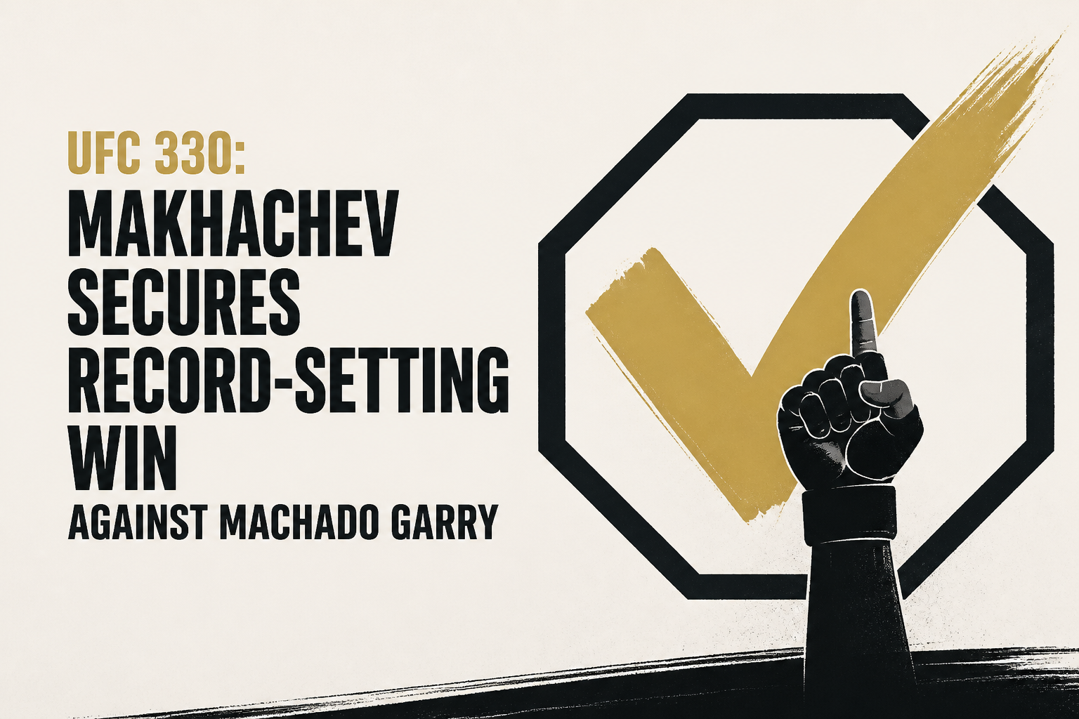 UFC 330: Makhachev secures record-setting win against Machado Garry