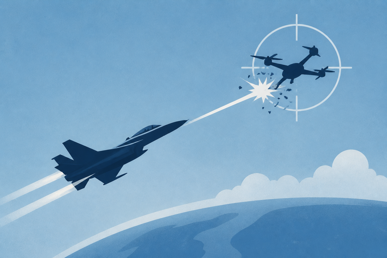 NATO fighter jet shoots down drone over Romania