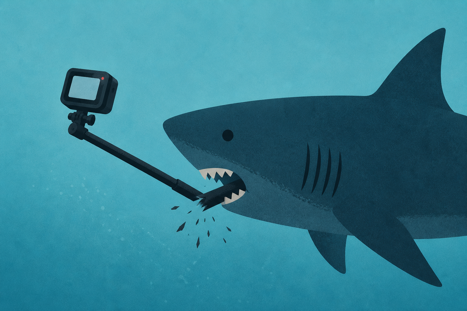 The influencers getting bitten while chasing the perfect shark shot