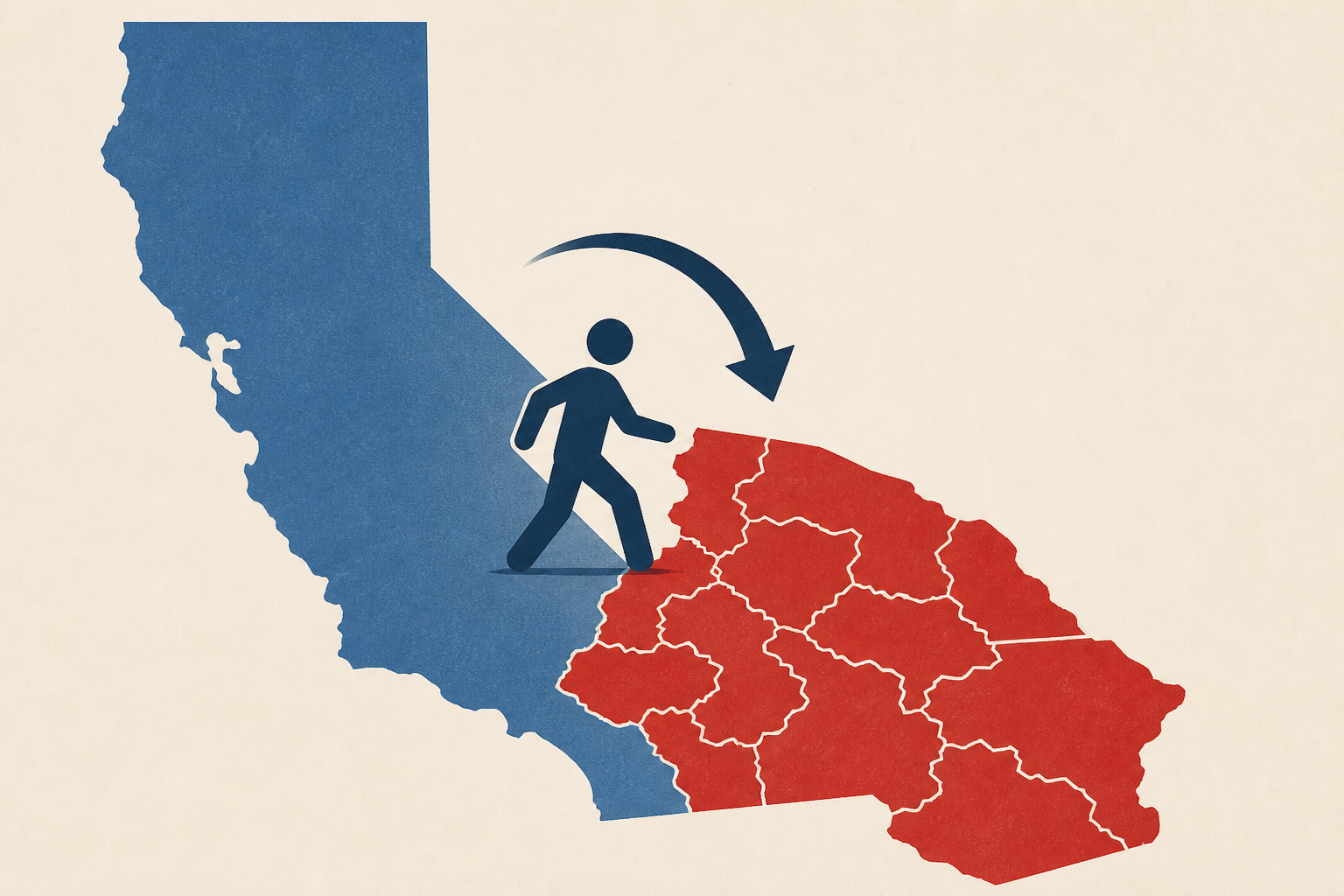 California congressman left GOP to try to survive redistricting competition