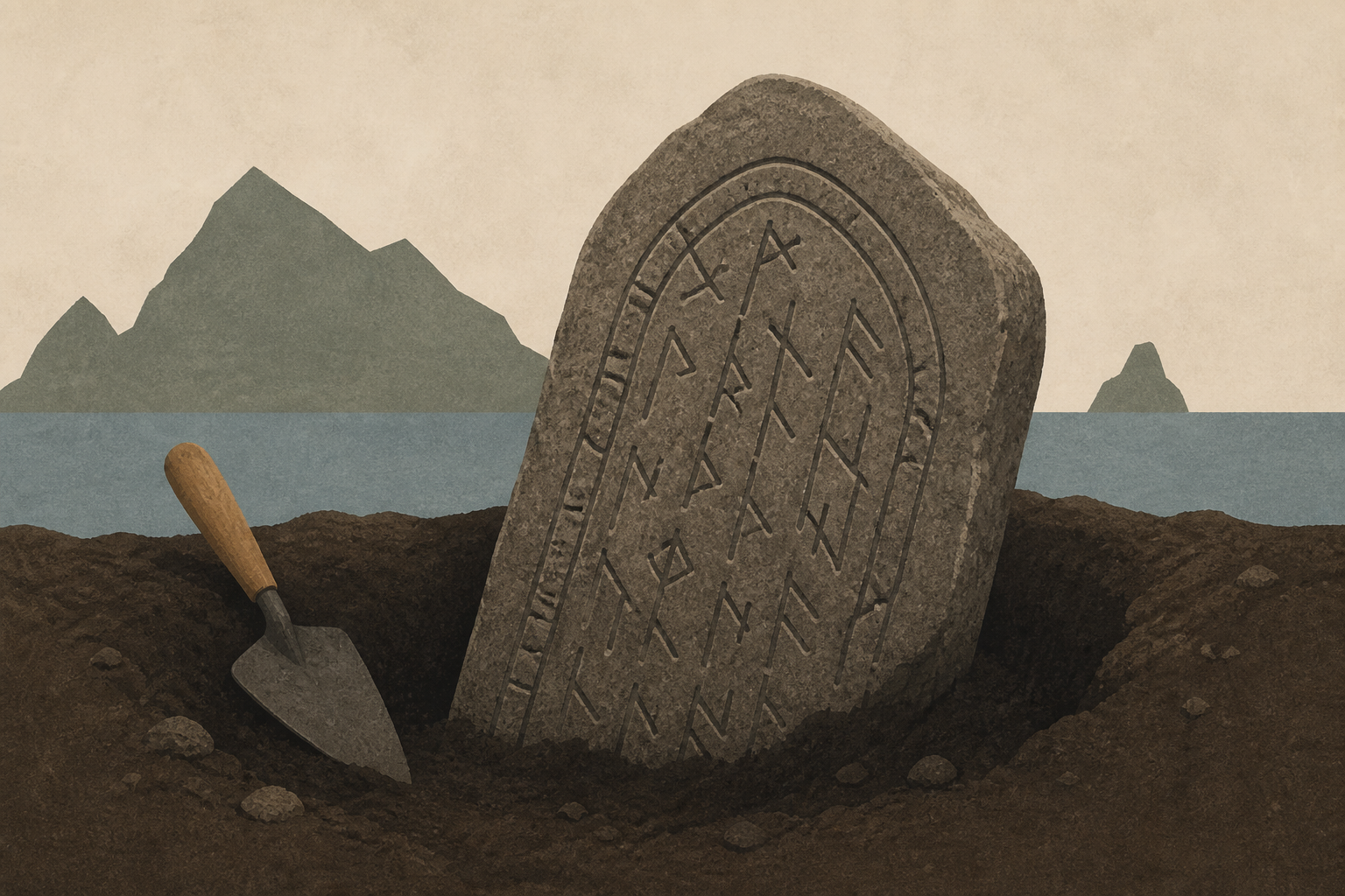 Archaeologists Have Unearthed a Rare and Mysterious Runestone at an Ancient Site in the Faroe Islands