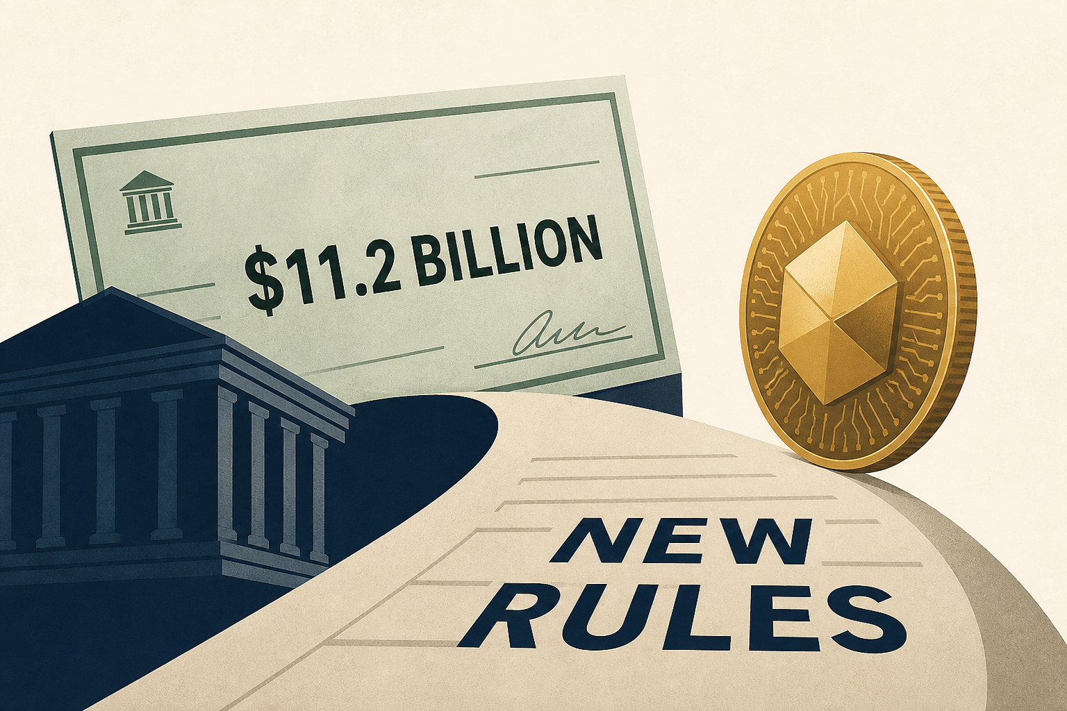 Wall Street rewrote crypto's rules with $11.2 billion in checks
