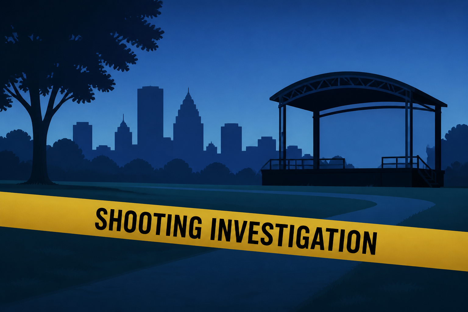 Lexington, Kentucky concert shooting in outdoor park: 1 dead, 4 injured