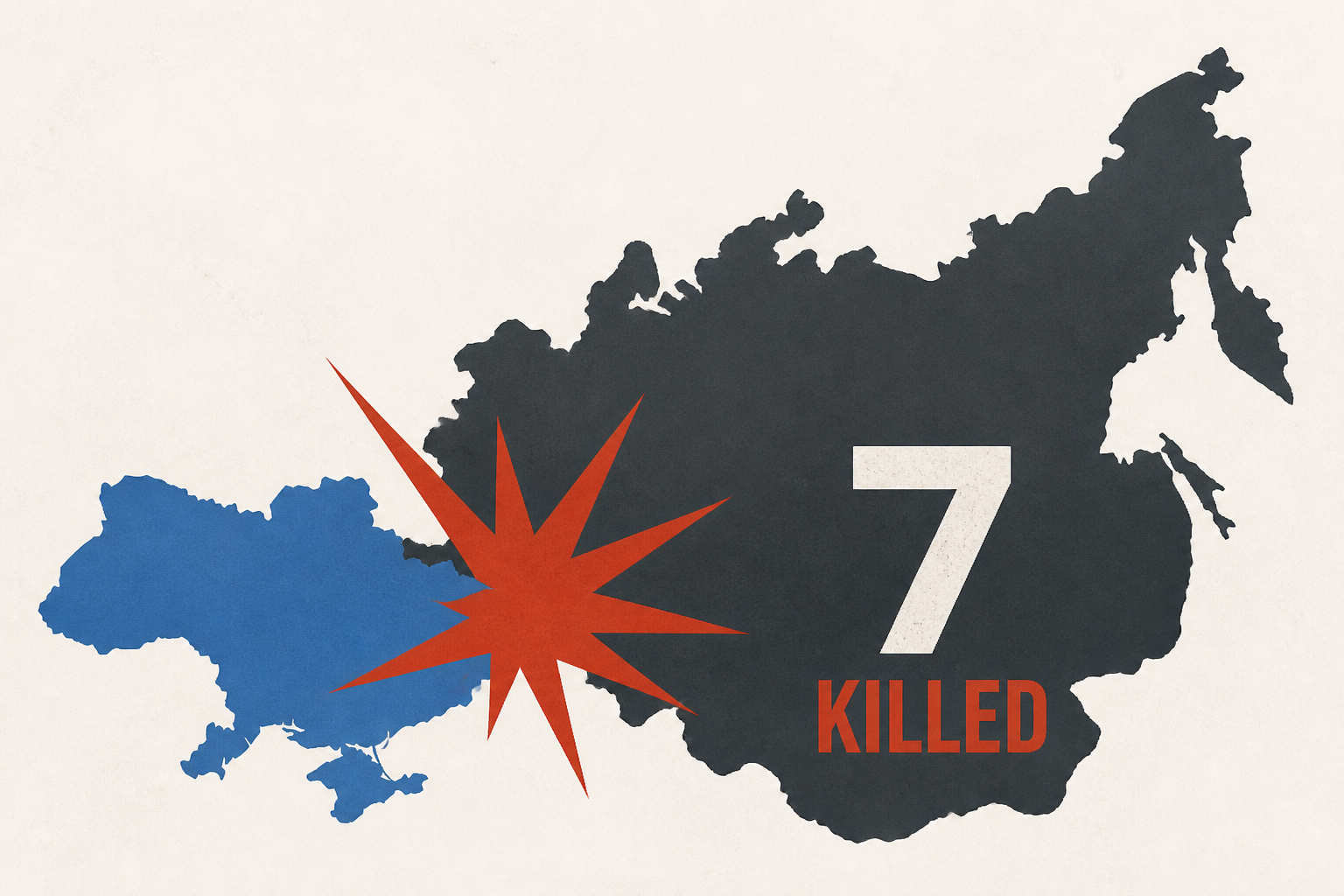 Russia says at least seven killed in largest Ukrainian attack of 2026