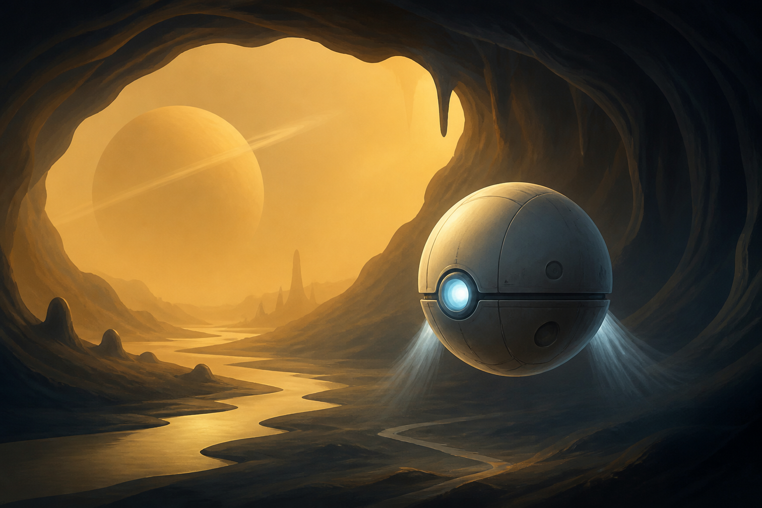 NASA funds spherical 'Aerobots' that could explore the caves of Saturn's moon Titan