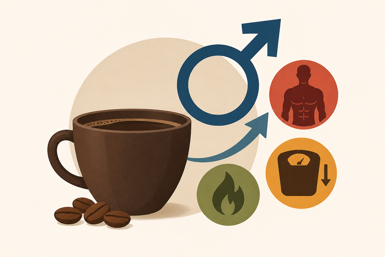 Study finds coffee linked to testosterone, body fat and metabolism, especially in men