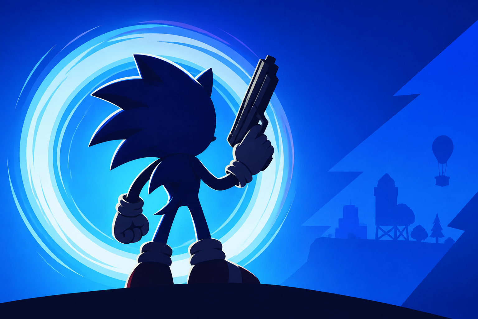 Now It Will Be Sonic's Turn To Have A Gun In New Fortnite Update