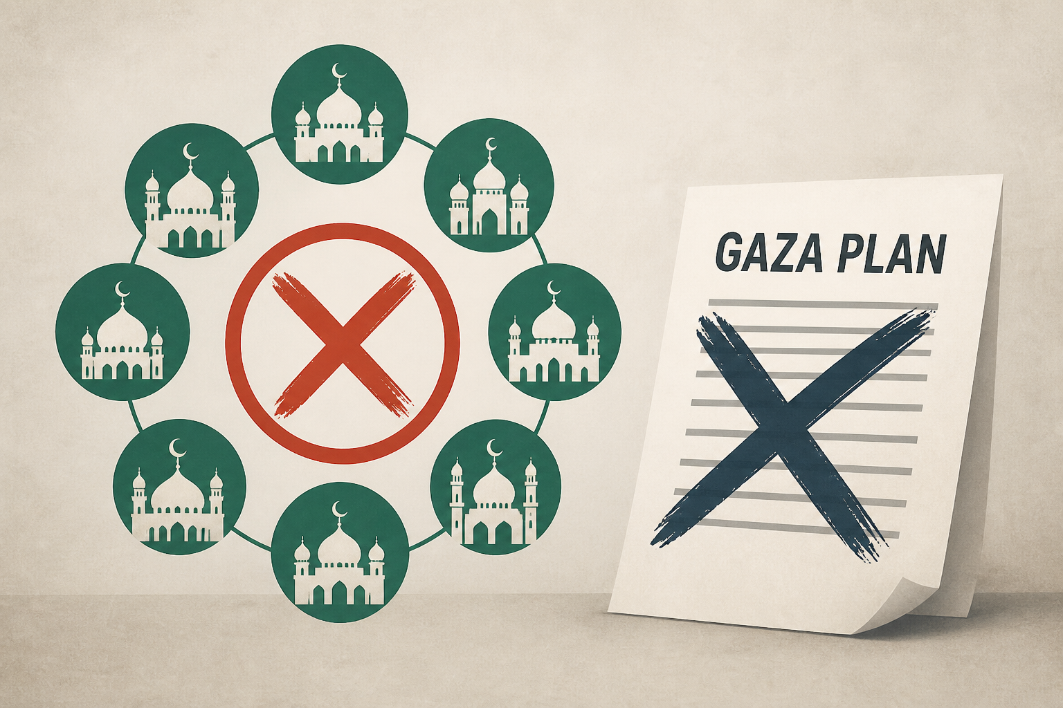 Eight Muslim Countries Condemn Israel’s Rejection of Trump’s Gaza Plan