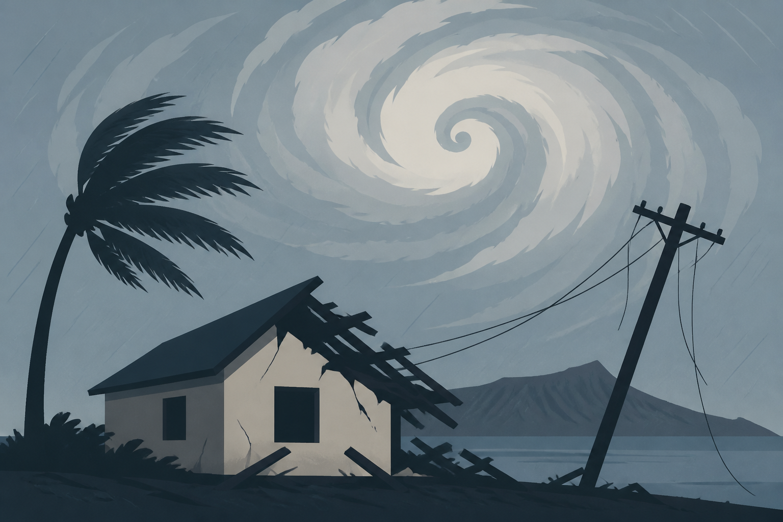 Thousands without power and at least 100 homes damaged after Tropical Storm Lala lashes Hawaii