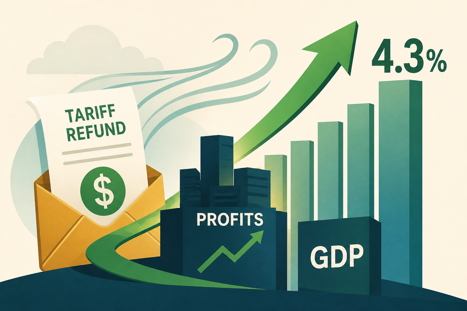 Tariff refunds are juicing corporate profits and GDP, as tailwinds converge to propel growth to 4.3%