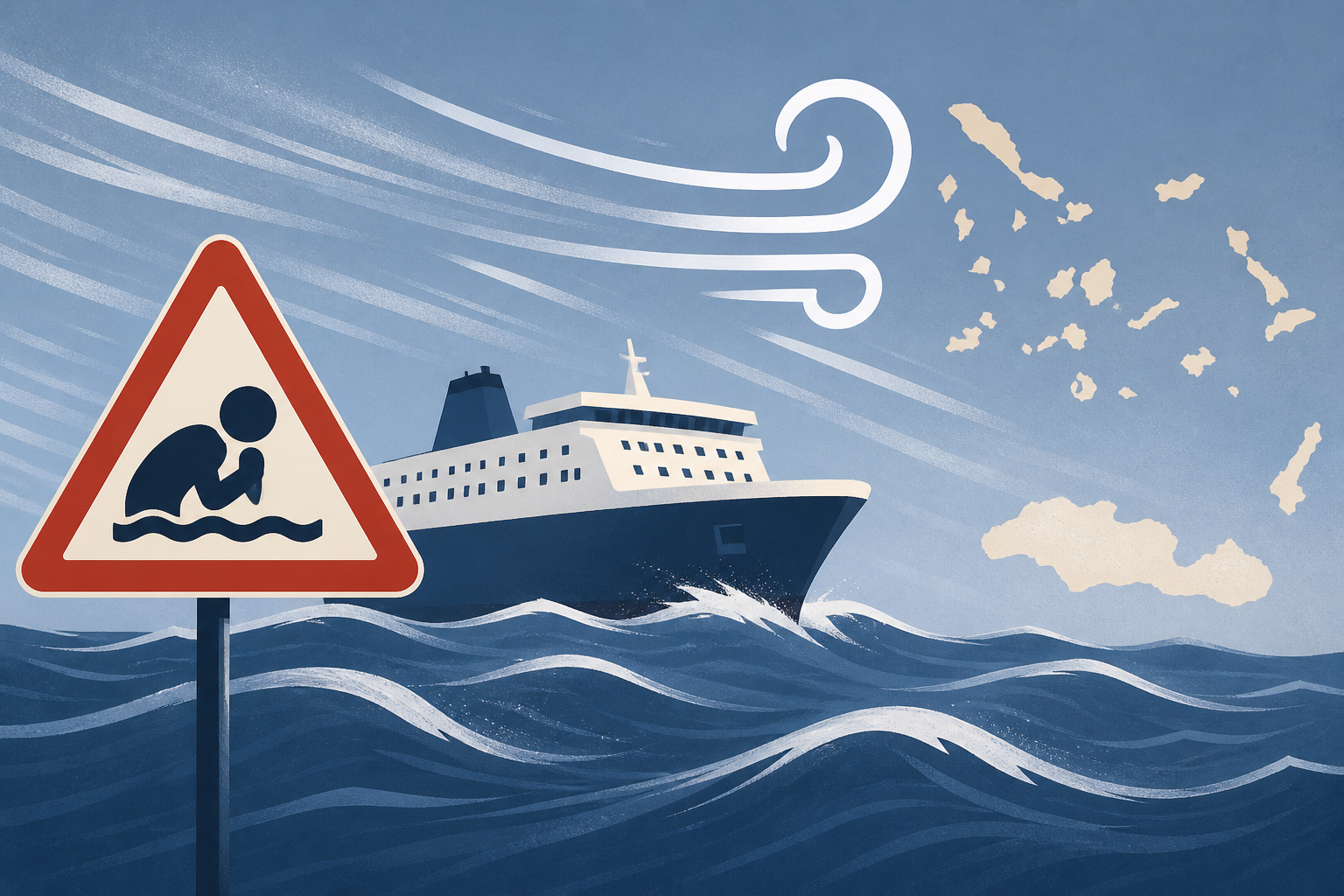 Greece ferry seasickness warnings grow as Meltemi winds hit Cyclades