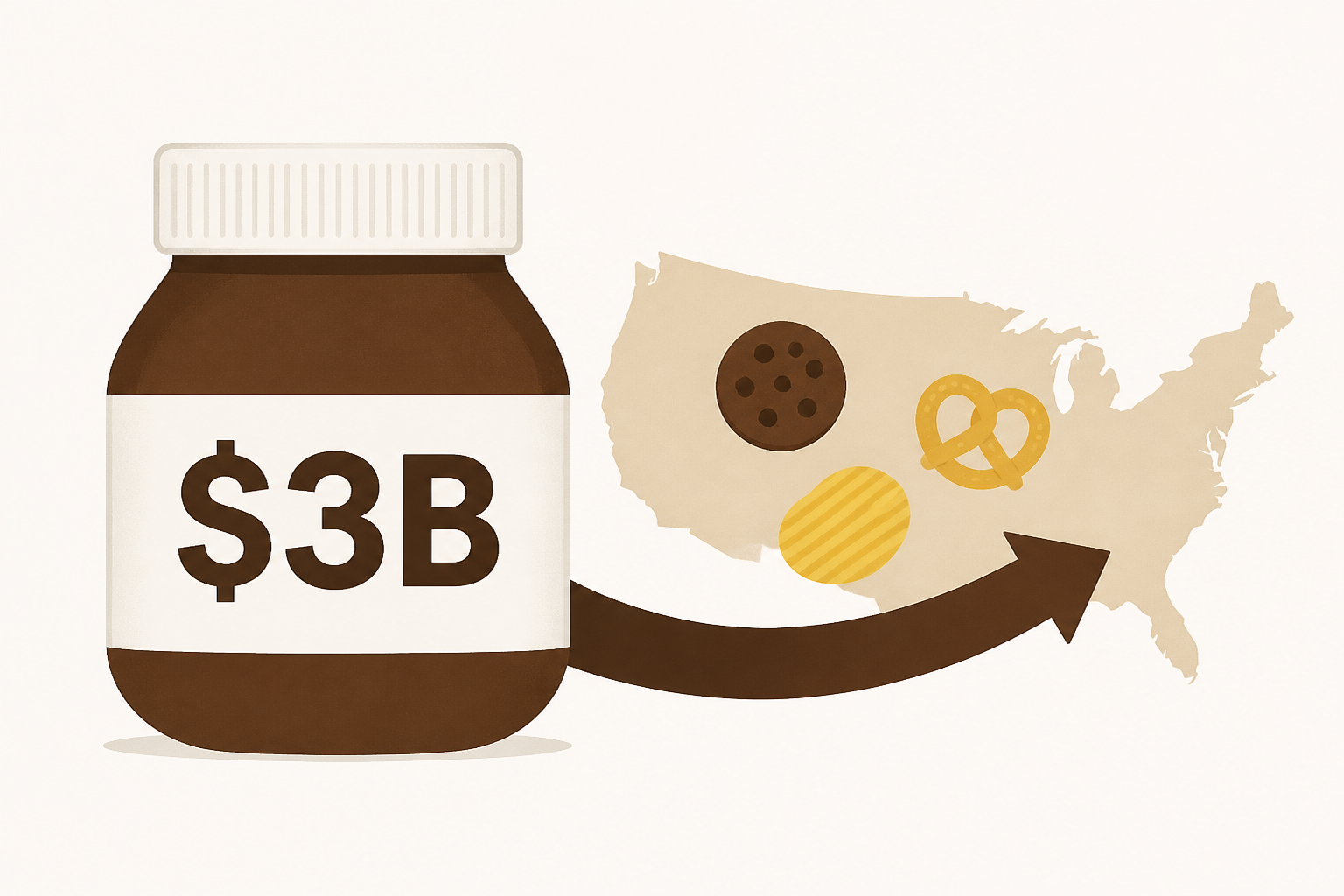 Nutella's Empire Is Buying up US Snack Brands and Grown Revenue to $3B