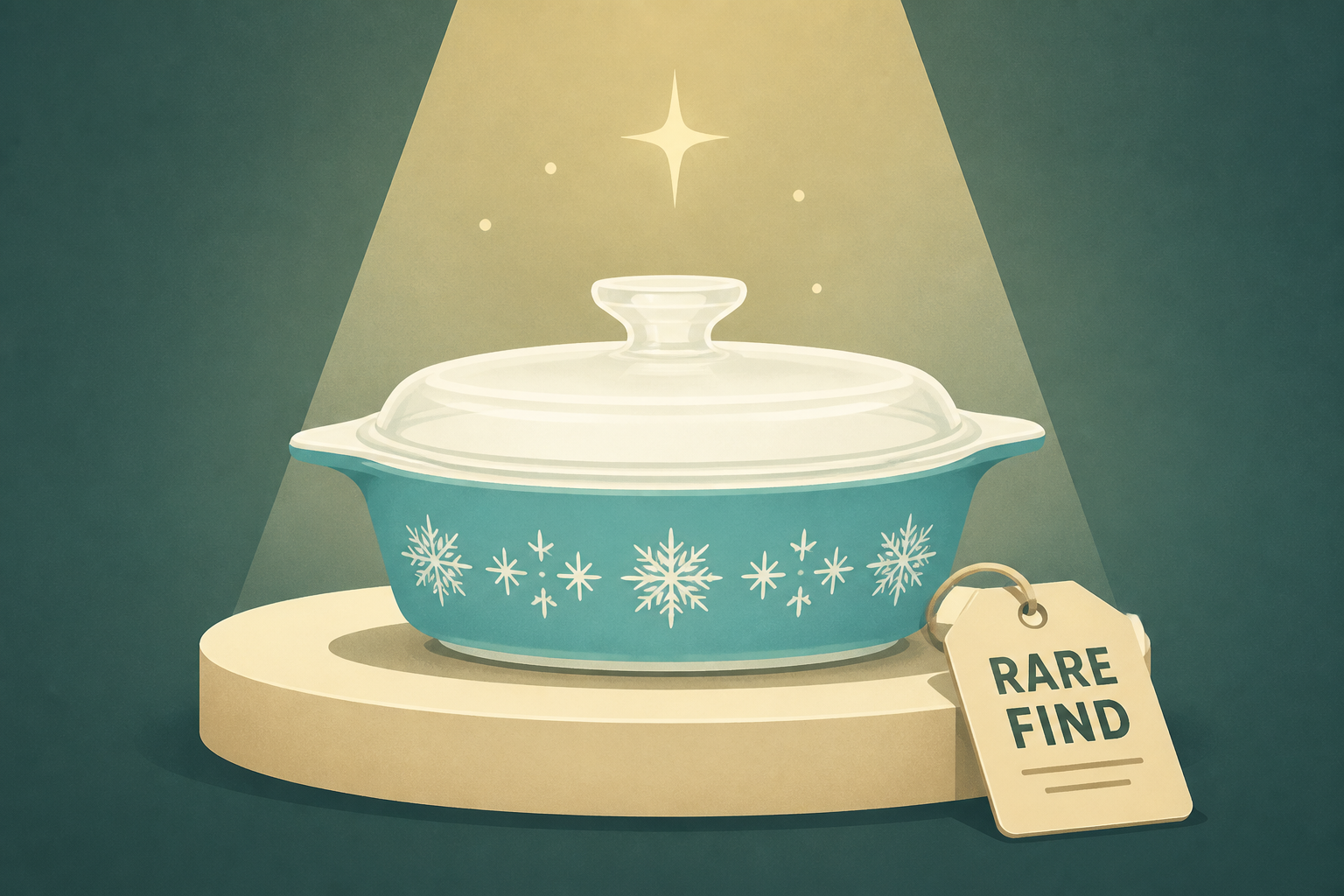 The Rare Pyrex Dish That's A Coveted Thrift Store Find