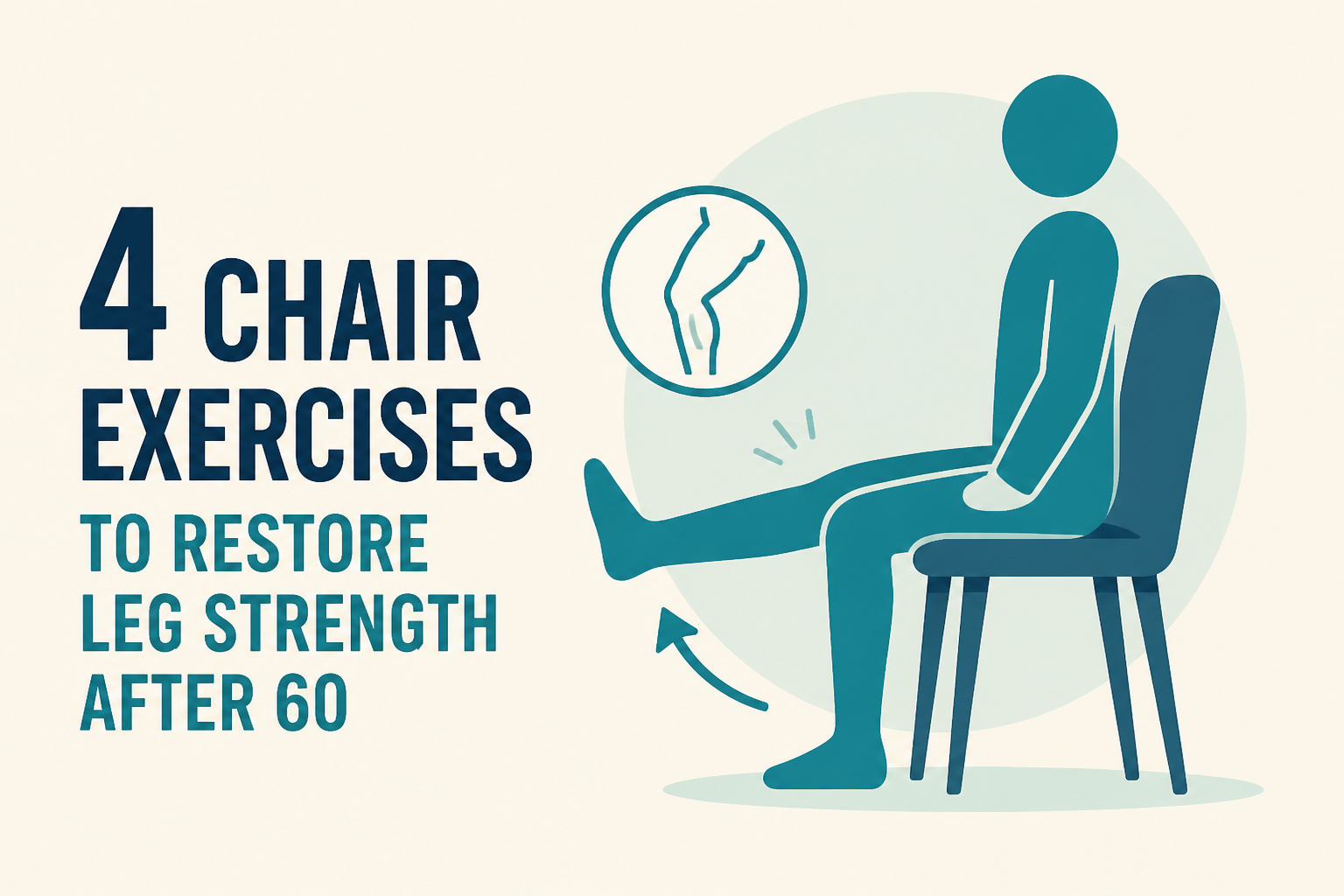 4 Chair Exercises to Restore Leg Strength After 60