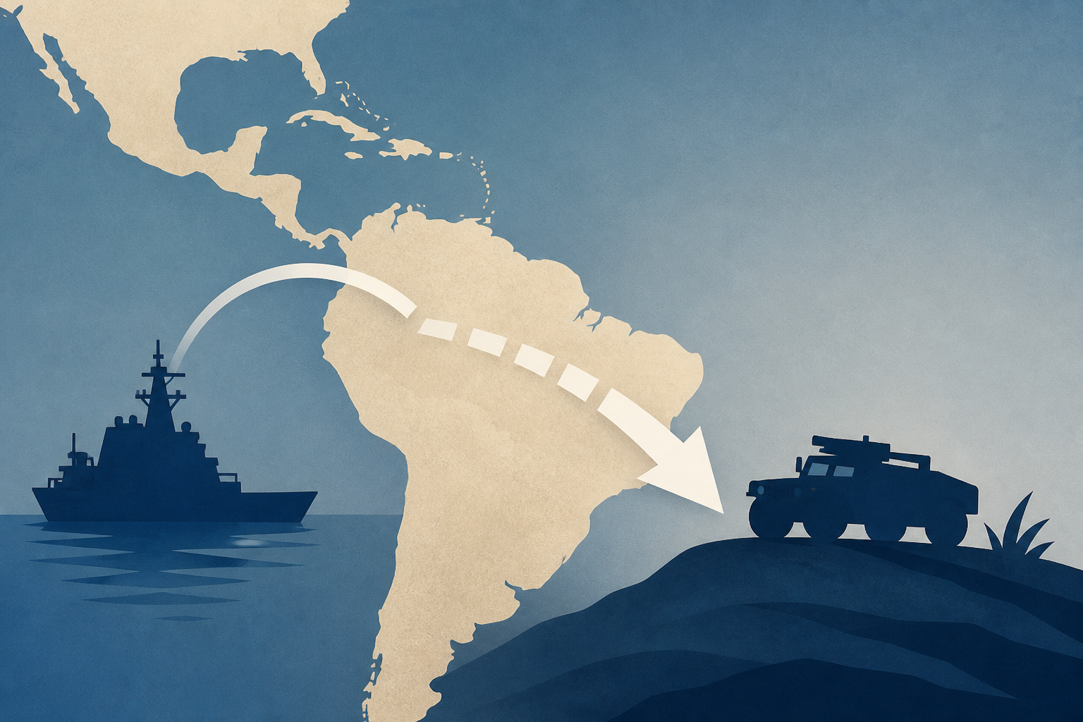 US military expands anti-cartel operations in Latin America from sea to land