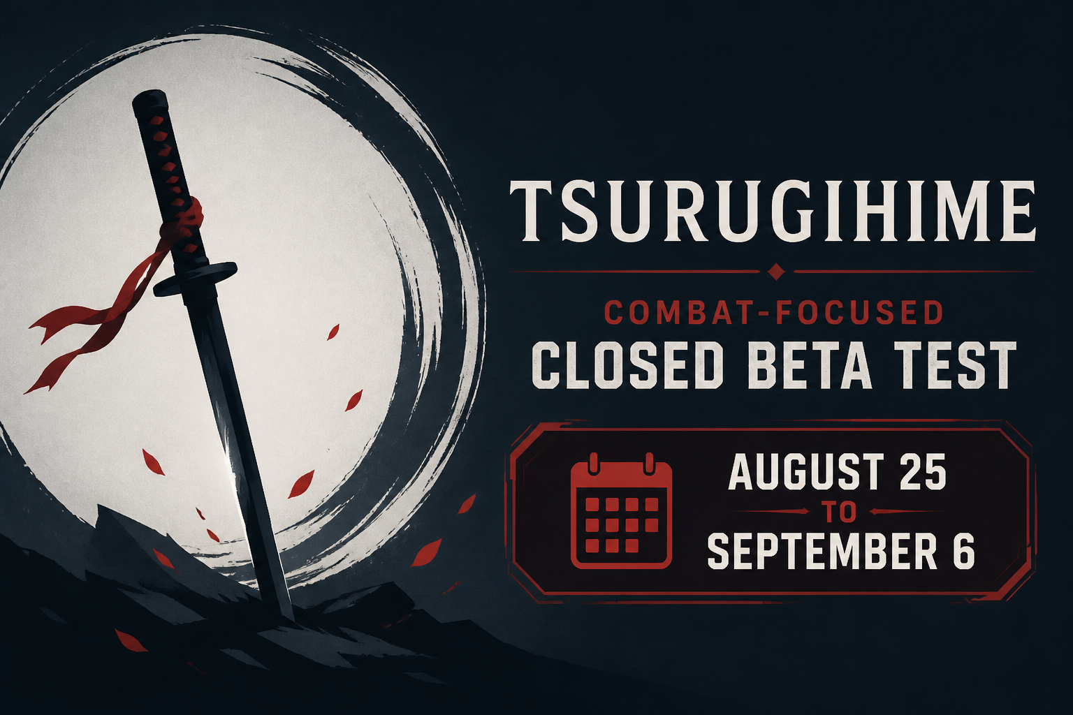 TSURUGIHIME combat-focused closed beta test set for August 25 to September 6
