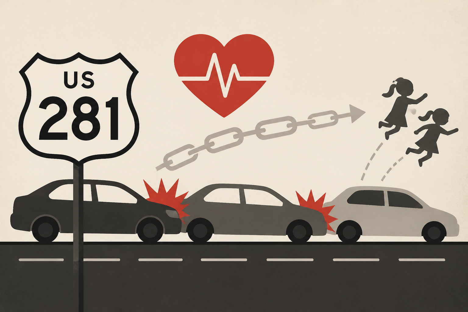 Medical episode triggered chain-reaction crash on US 281 that ejected 2 girls, SAPD says