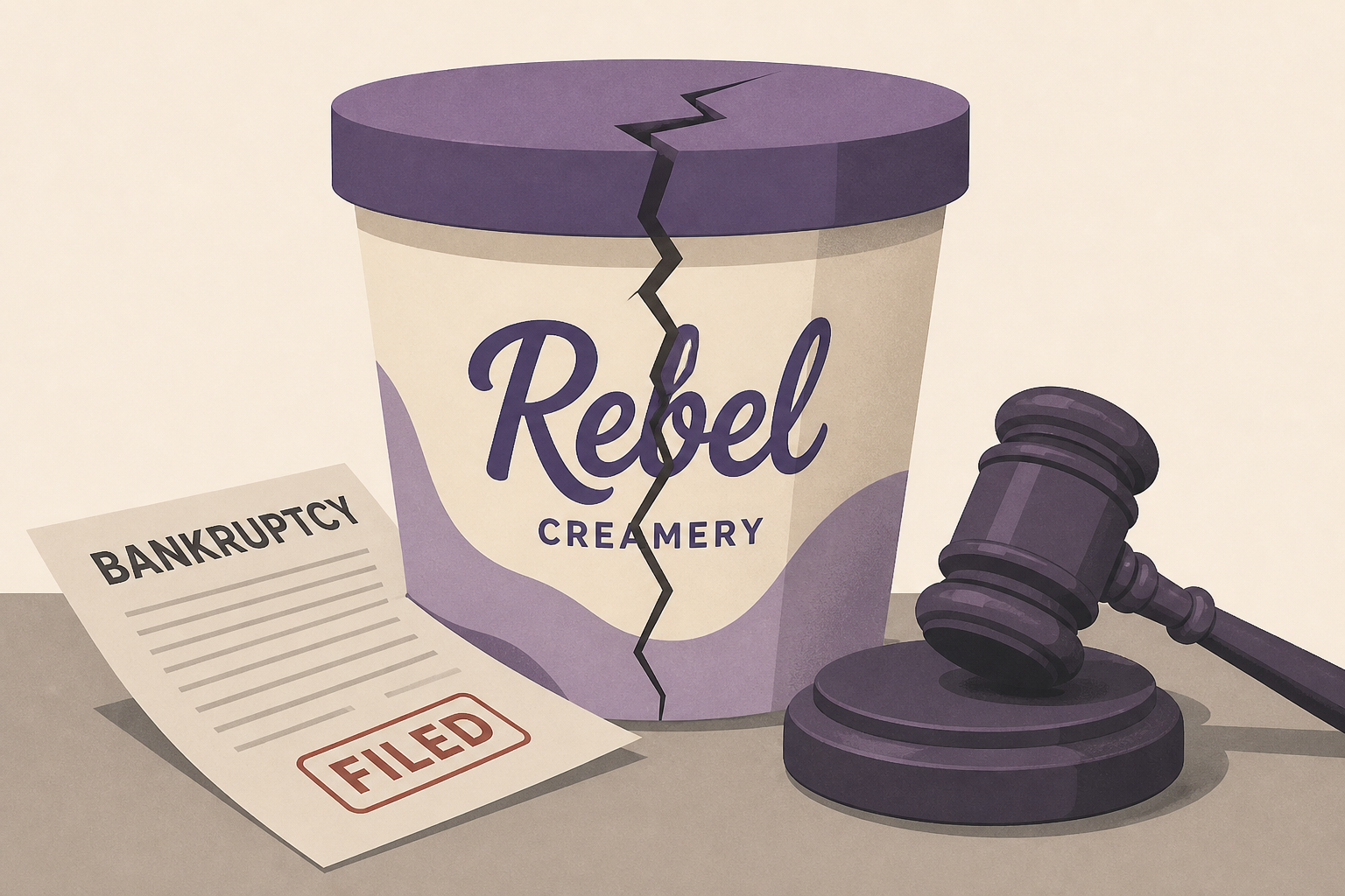 Rebel Creamery files for bankruptcy after Van Leeuwen legal battle