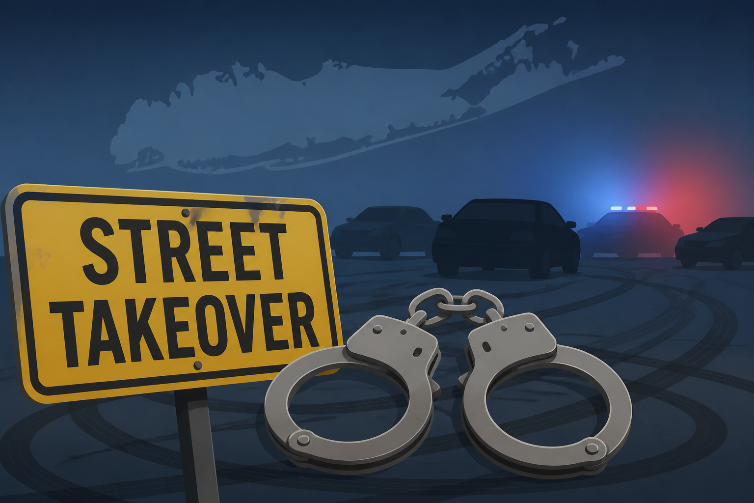 Long Island street takeover ends with 15 arrests, 7 vehicles impounded: police