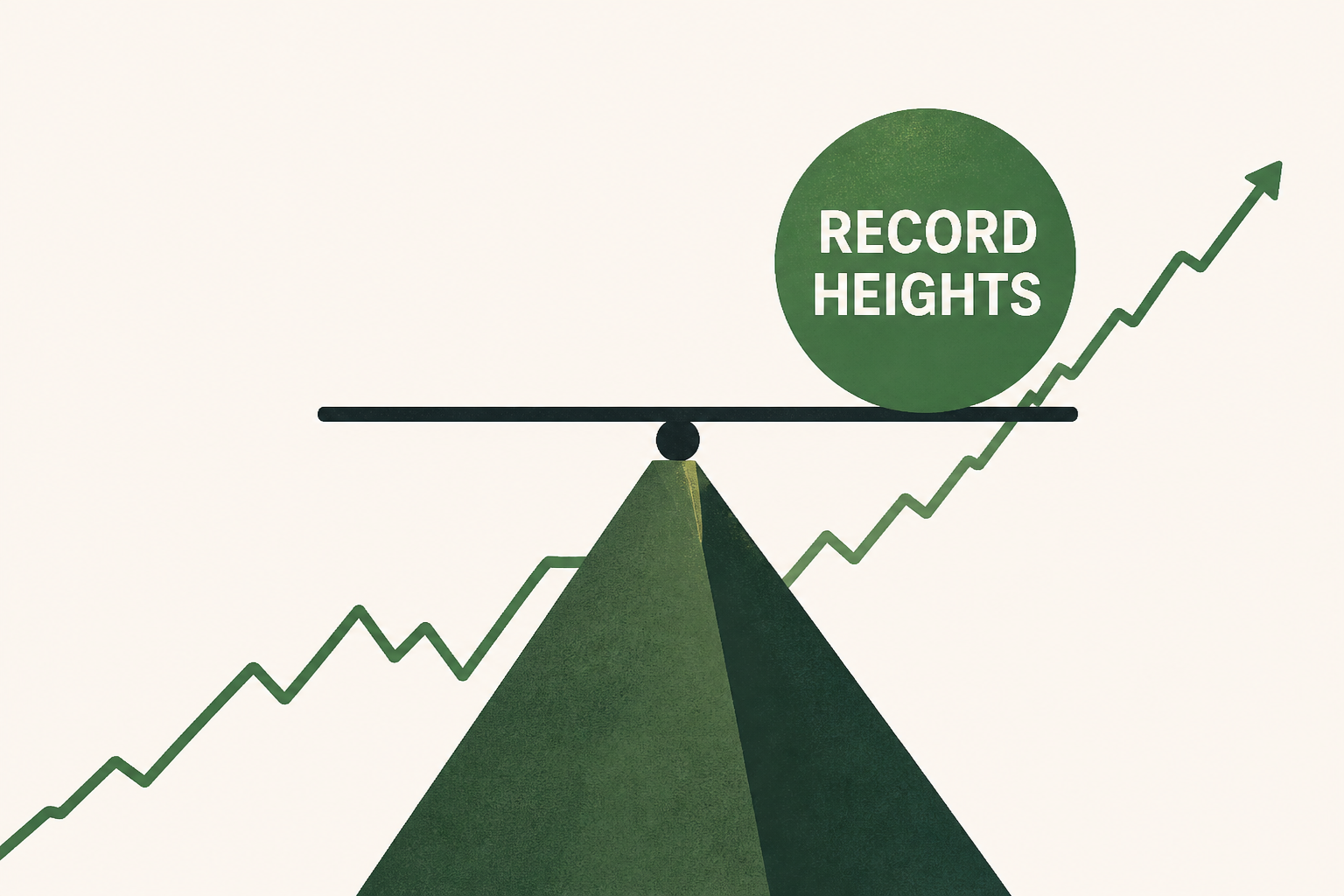 US stocks hang near their record heights