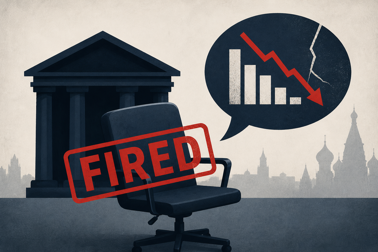 Senior Russian banker fired after scathing speech on wartime economy