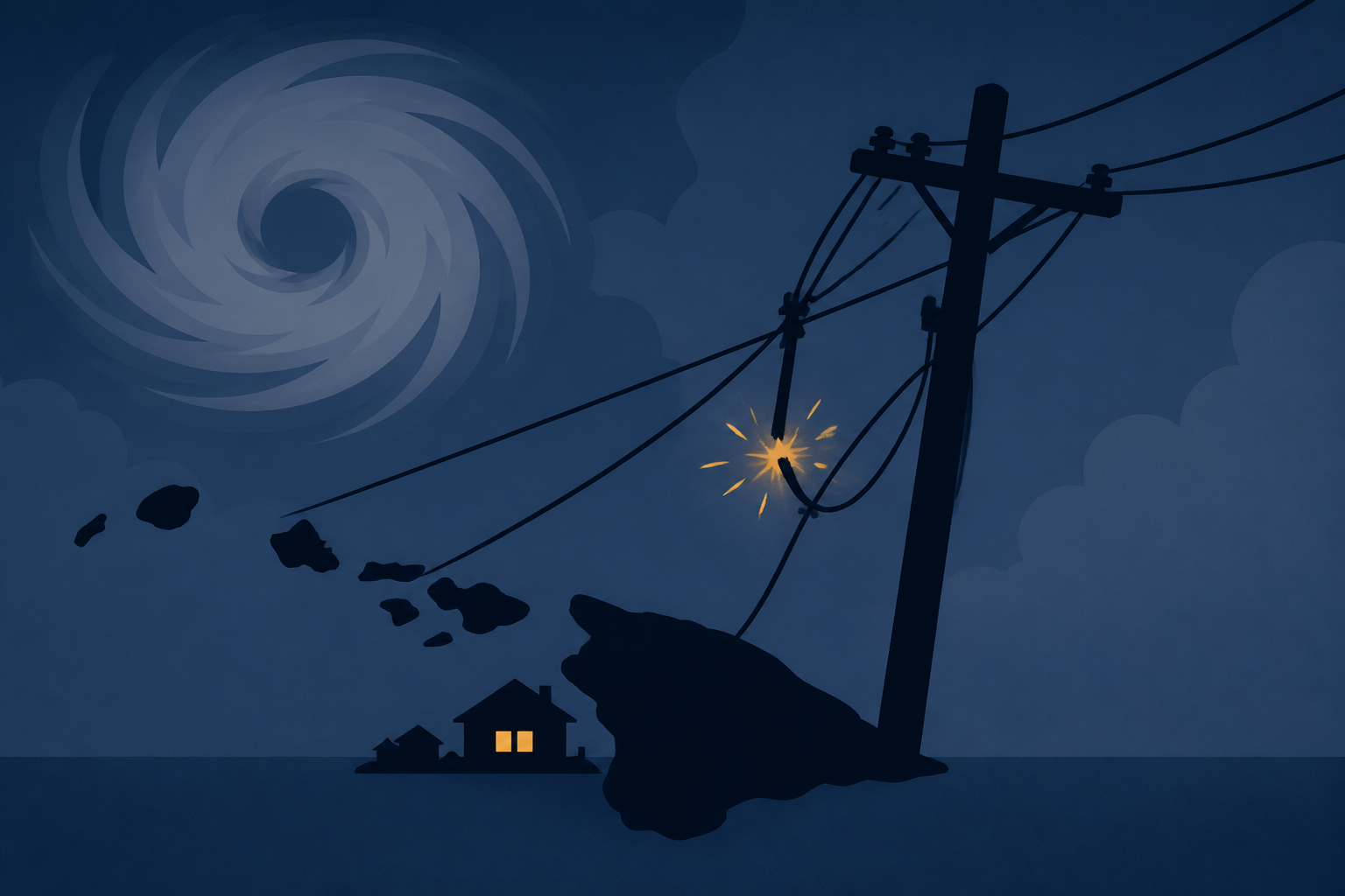 Power outages impact 179K across Hawaii after Lala damages grid lines